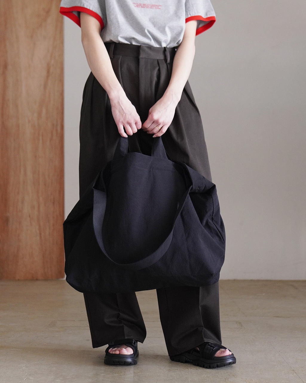 STILL BY HAND スティルバイハンド Nylon ox two-way bag ナイロン