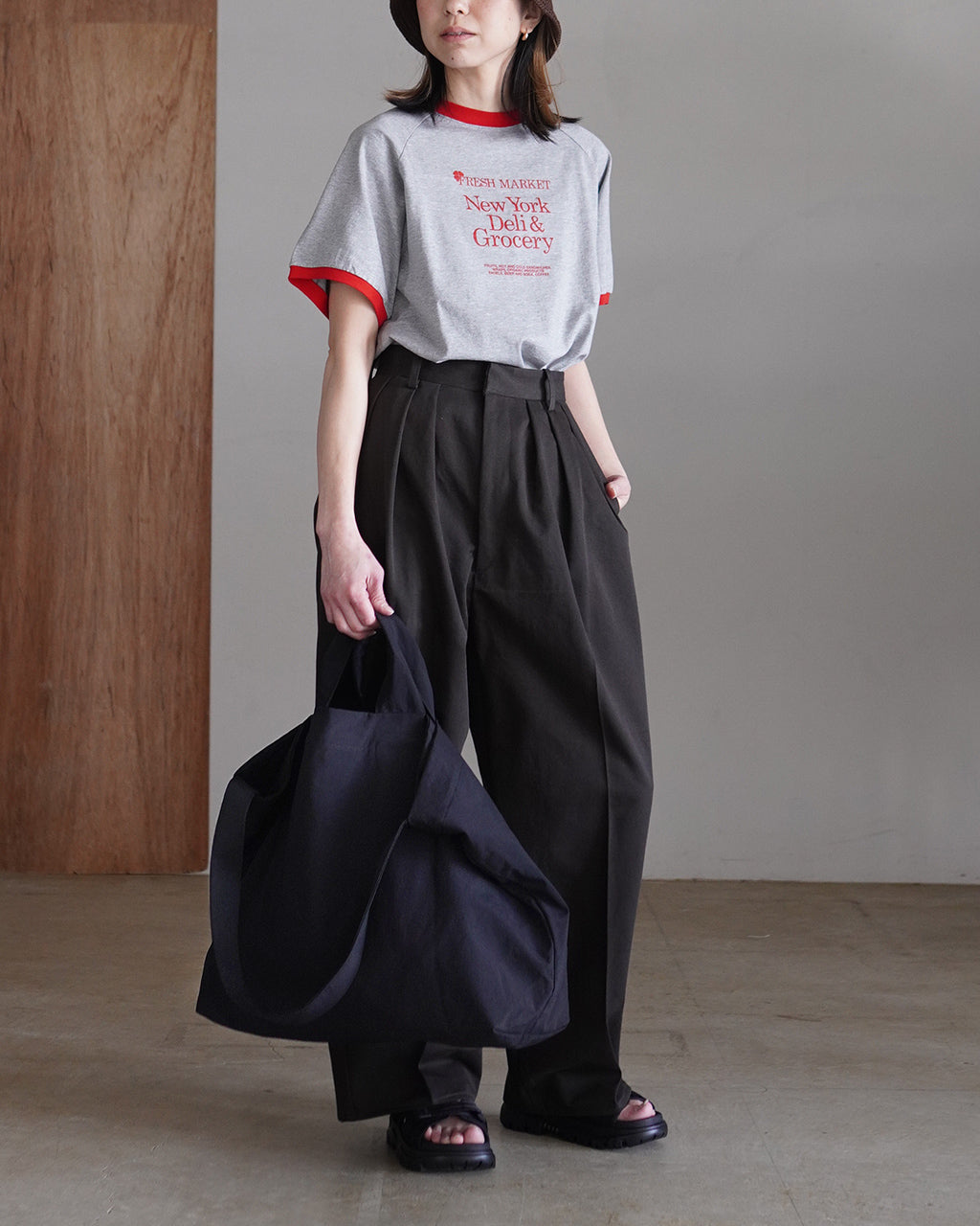 STILL BY HAND スティルバイハンド Nylon ox two-way bag ナイロン