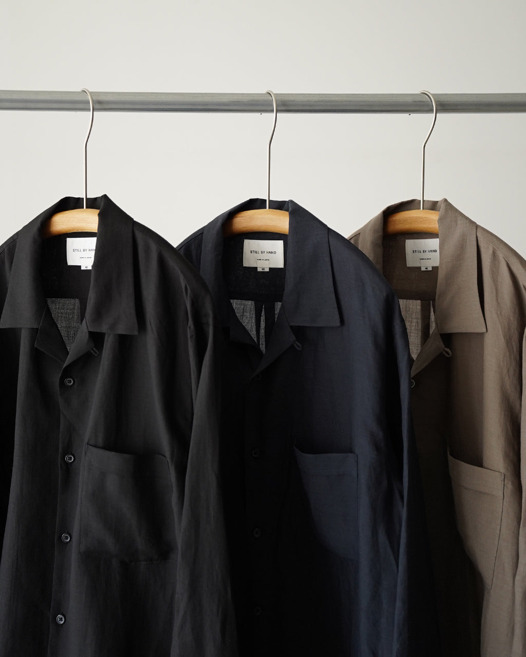 STILL BY HAND スティルバイハンド オープンカラーシャツ メンズ