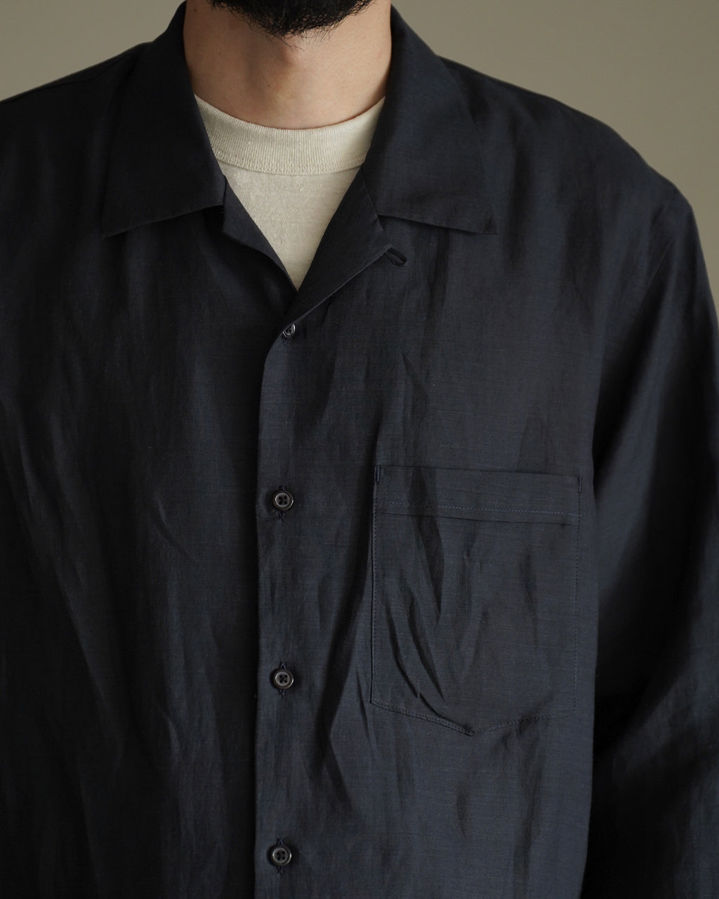 STILL BY HAND スティルバイハンド オープンカラーシャツ メンズ