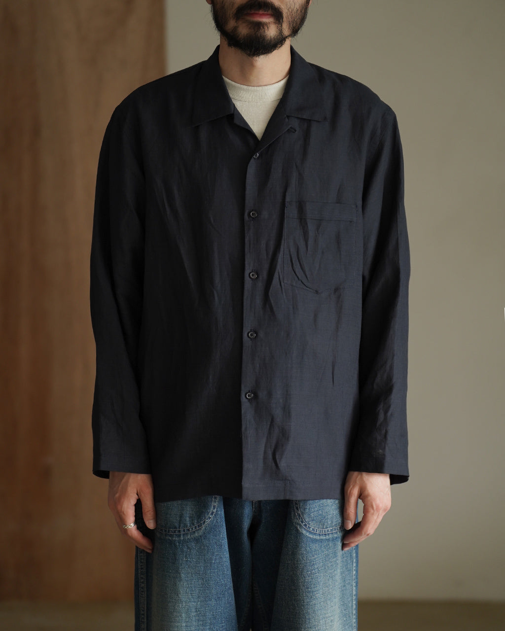 Open collar shirt SH05262