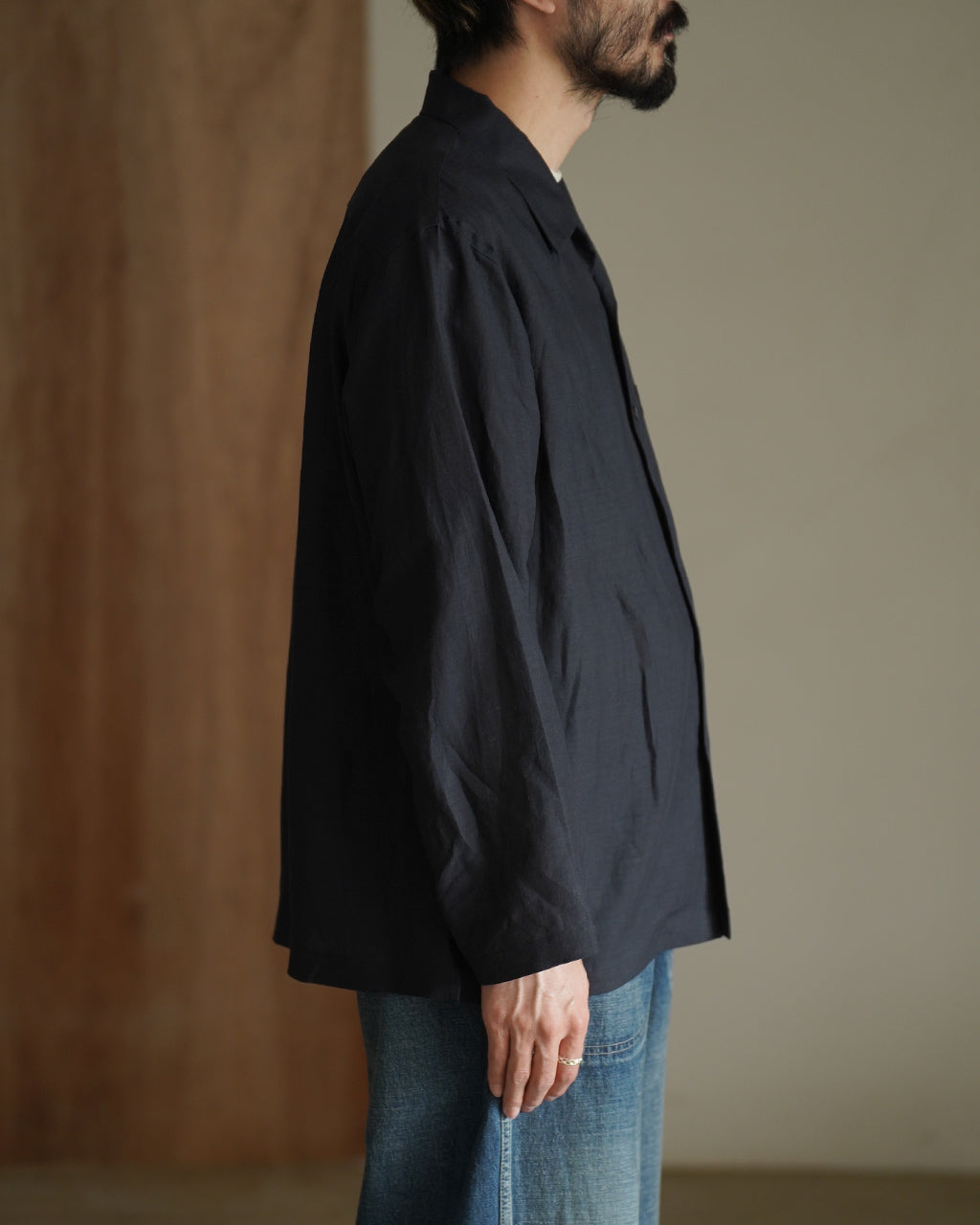 STILL BY HAND スティルバイハンド オープンカラーシャツ メンズ