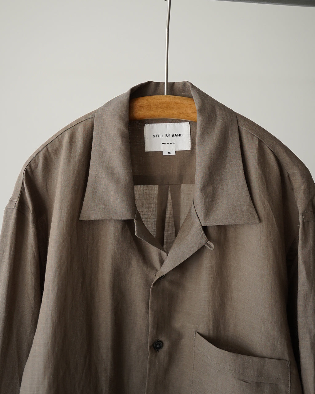 STILL BY HAND スティルバイハンド オープンカラーシャツ メンズ