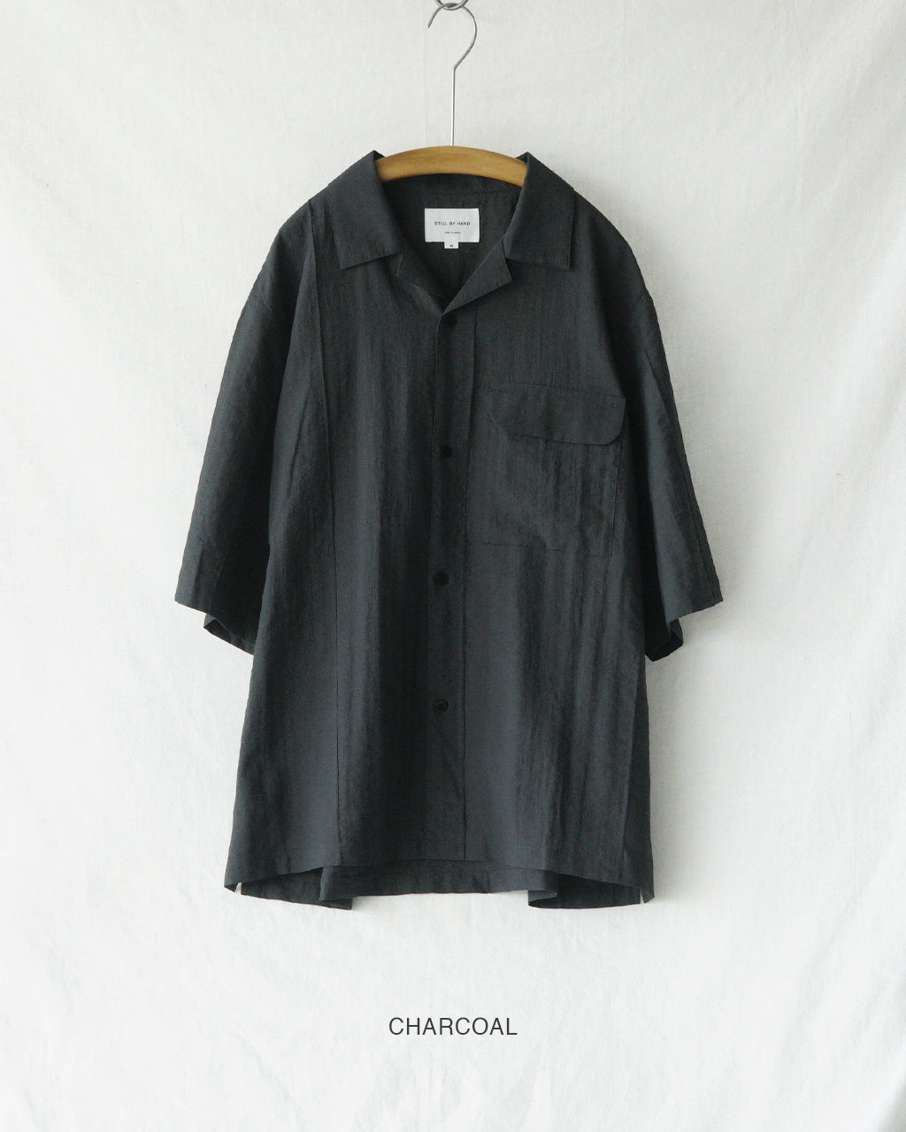 STILL BY HAND スティルバイハンド ピンタック 半袖シャツ メンズ Pin