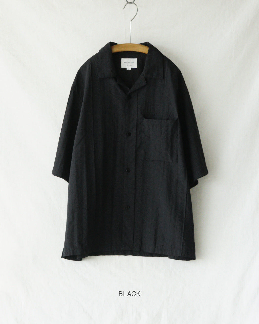 STILL BY HAND スティルバイハンド Pin tuck half sleeve shirt オープンカラーシャツ ピンタック｜Crouka(クローカ)