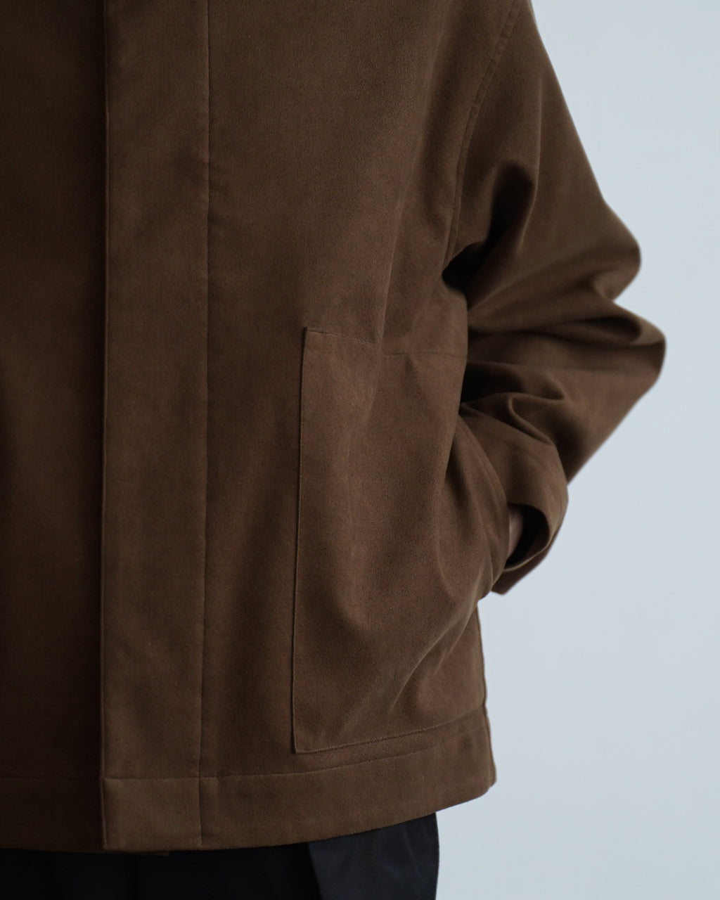 Synthetic leather short blouson BL07263