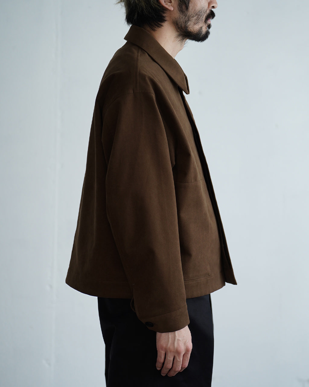 Synthetic leather short blouson BL07263