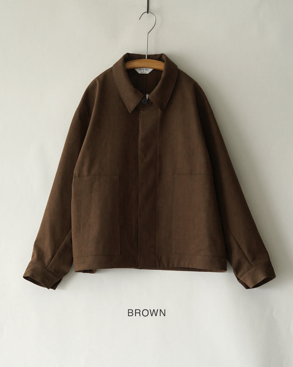 Synthetic leather short blouson BL07263