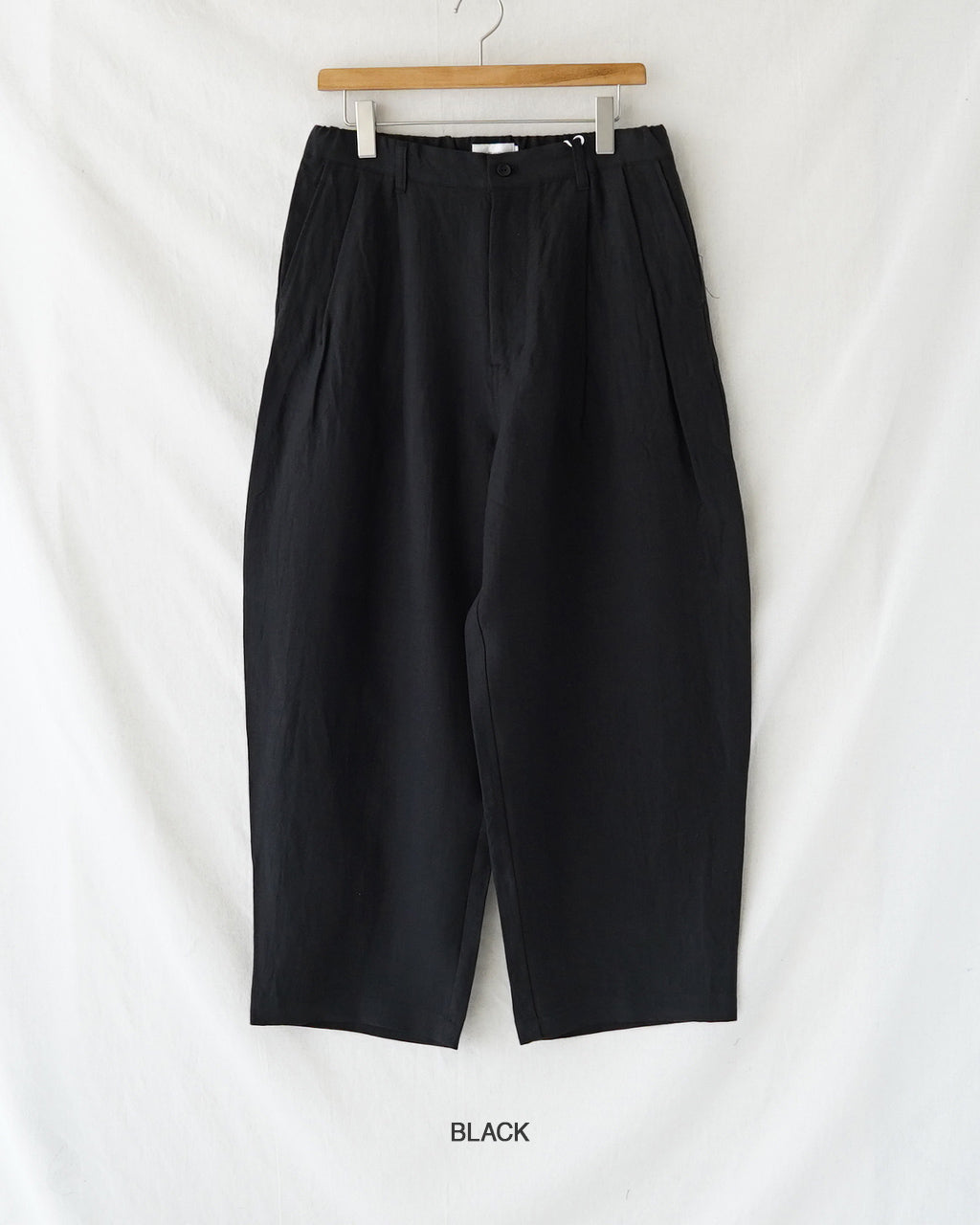 STILL BY HAND スティルバイハンド リネン ワイド テーパードパンツ