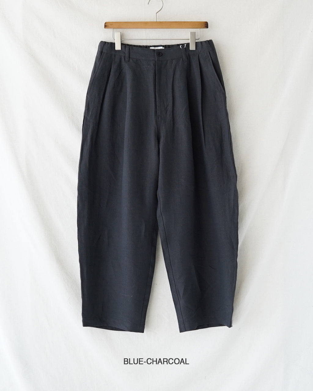 STILL BY HAND スティルバイハンド リネン ワイド テーパードパンツ