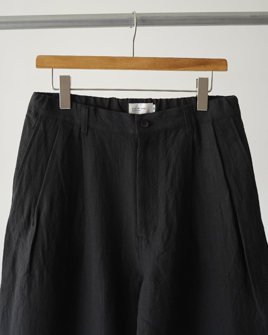 STILL BY HAND スティルバイハンド リネン ワイド テーパードパンツ