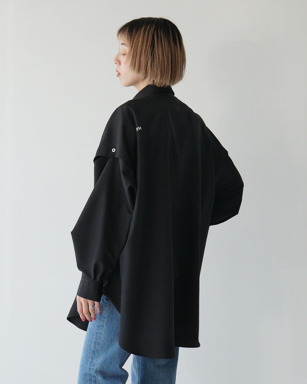 ＼早得24時間限定ポイント10倍／SYNTH シンス ウエストギャザーシャツ Waist Gathered Shirt ドローコード UVカット 撥水機能付き S741-SB02-930