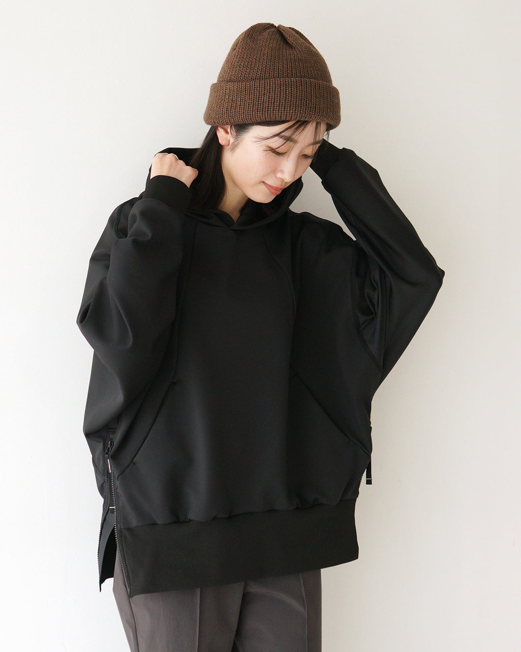 SYNTH シンス サイド ジップ フーディー Side ZIP Hoodie パーカー フード S741-ST02-931 【送料無料】