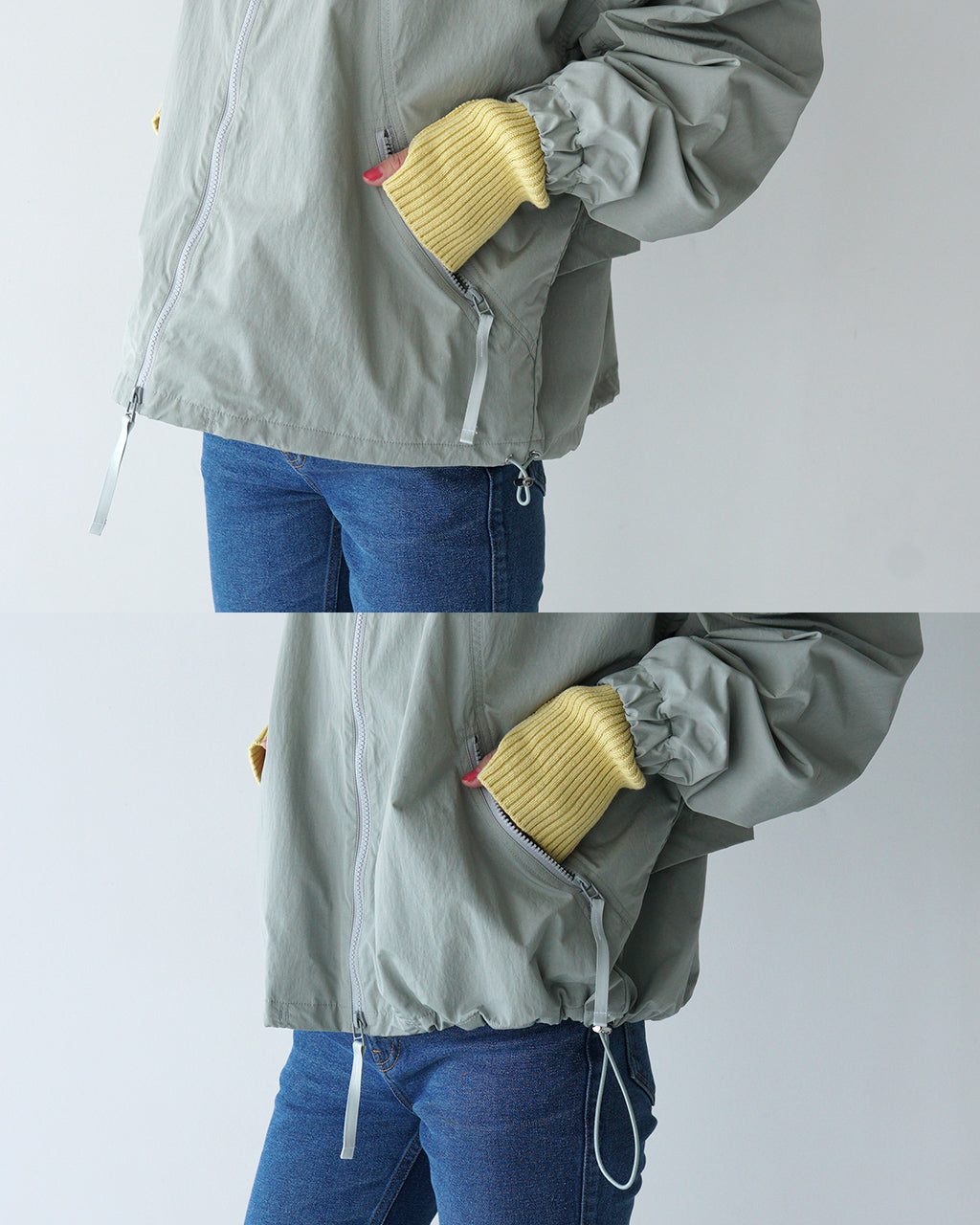 ＼早得24時間限定ポイント10倍／SYNTH シンス ドルマンスリーブジップブルゾン DOLMAN SLEEVE ZIP BLOUSON S741-SY01-630【送料無料】