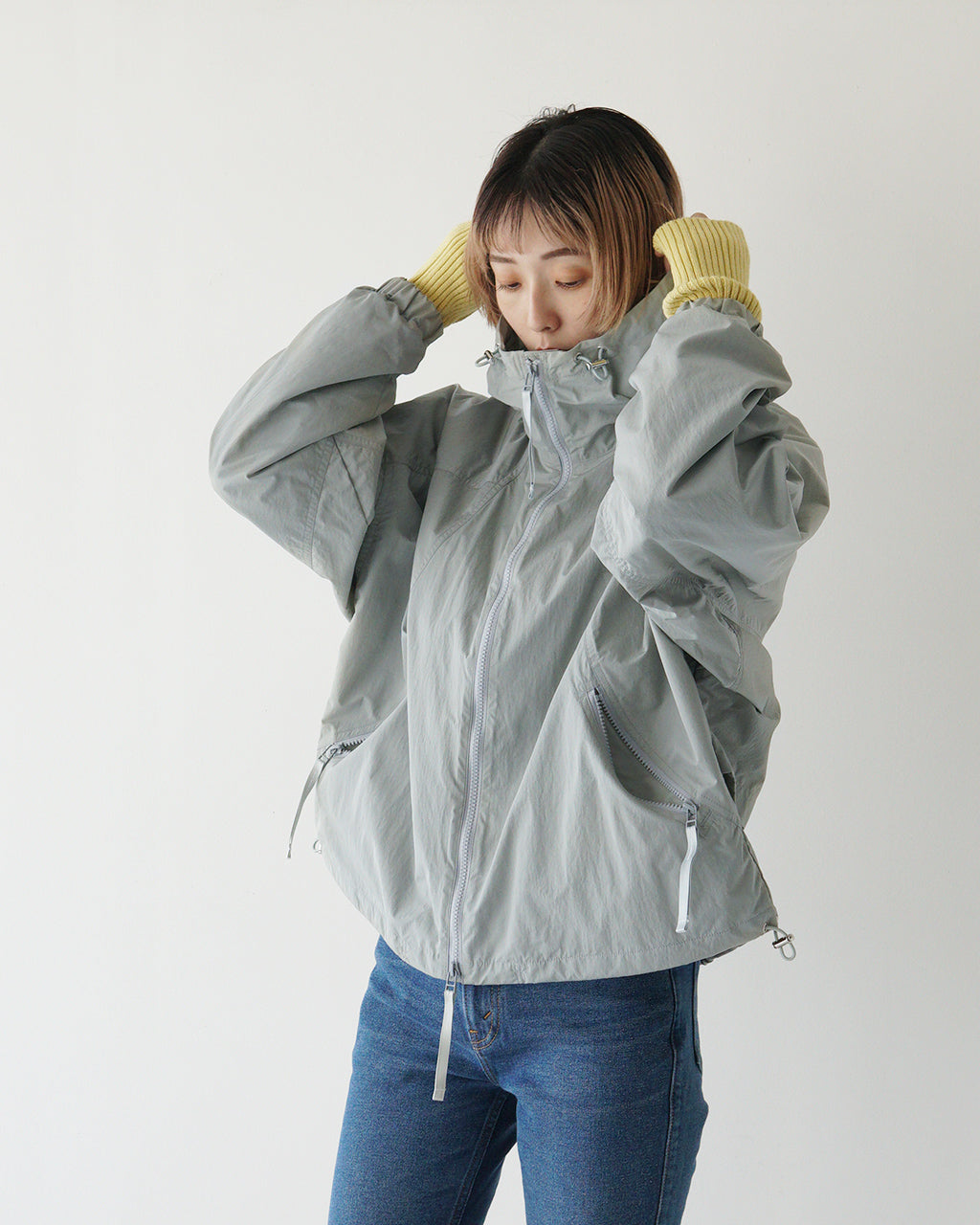 SYNTH シンス ドルマンスリーブジップブルゾン DOLMAN SLEEVE ZIP BLOUSON S741-SY01-630【送料無料】