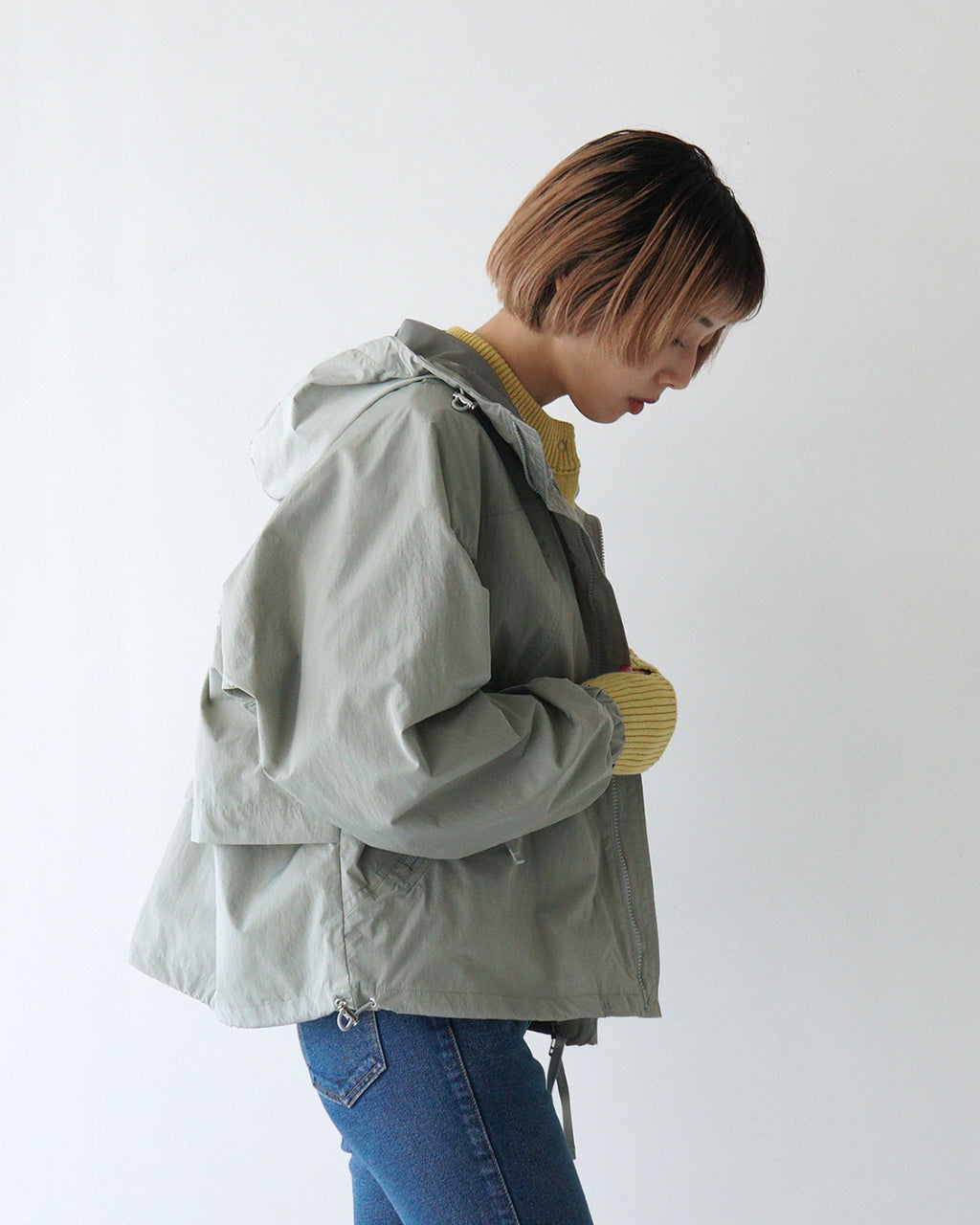 ＼早得24時間限定ポイント10倍／SYNTH シンス ドルマンスリーブジップブルゾン DOLMAN SLEEVE ZIP BLOUSON S741-SY01-630【送料無料】