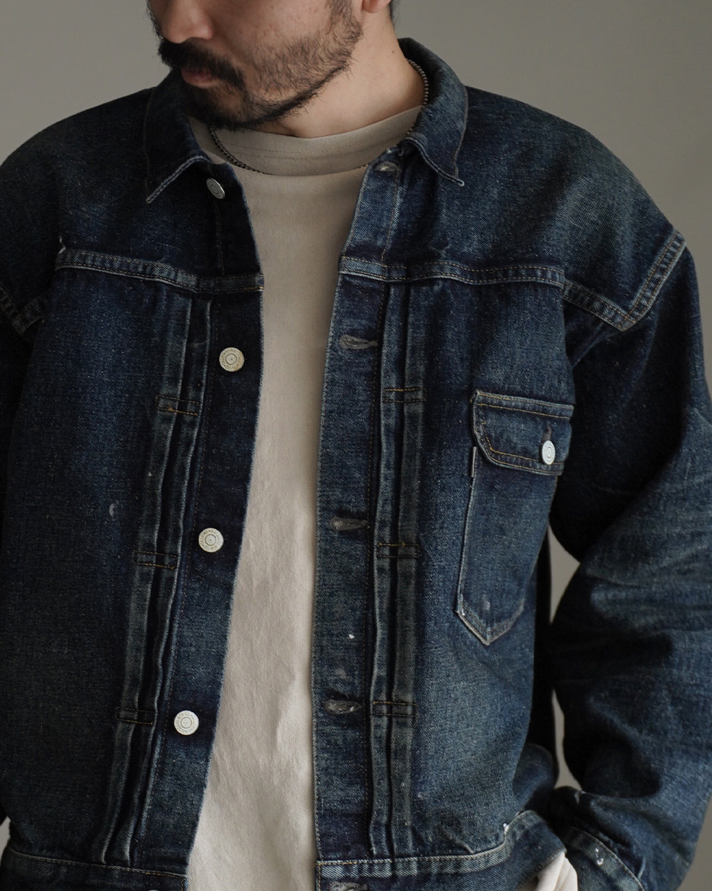 #001 T-BACK DENIM JACKET 2066SSJK-YY-0001