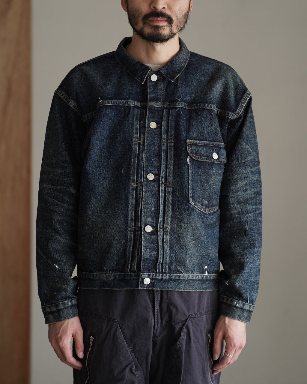 #001 T-BACK DENIM JACKET 2066SSJK-YY-0001