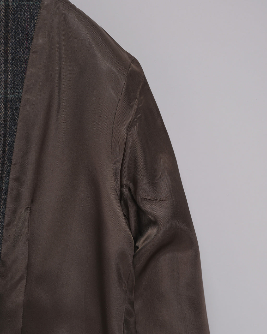 BRITISH WOOL CHECKED JACKET 26AMSJK02