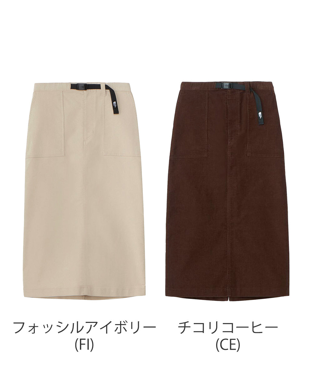 THE NORTH FACE ノースフェイス バレーウェーブ スカート Valleywave Skirt コーデュロイ ウェビングベルト NBW82432【送料無料】