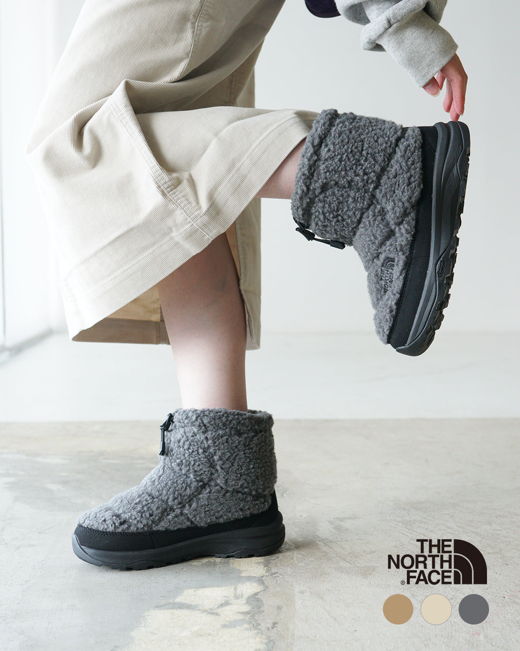 最大20％OFFクーポン／THE NORTH FACE ノースフェイス ヌプシ ショートブーツ W Nuptse Bootie Short