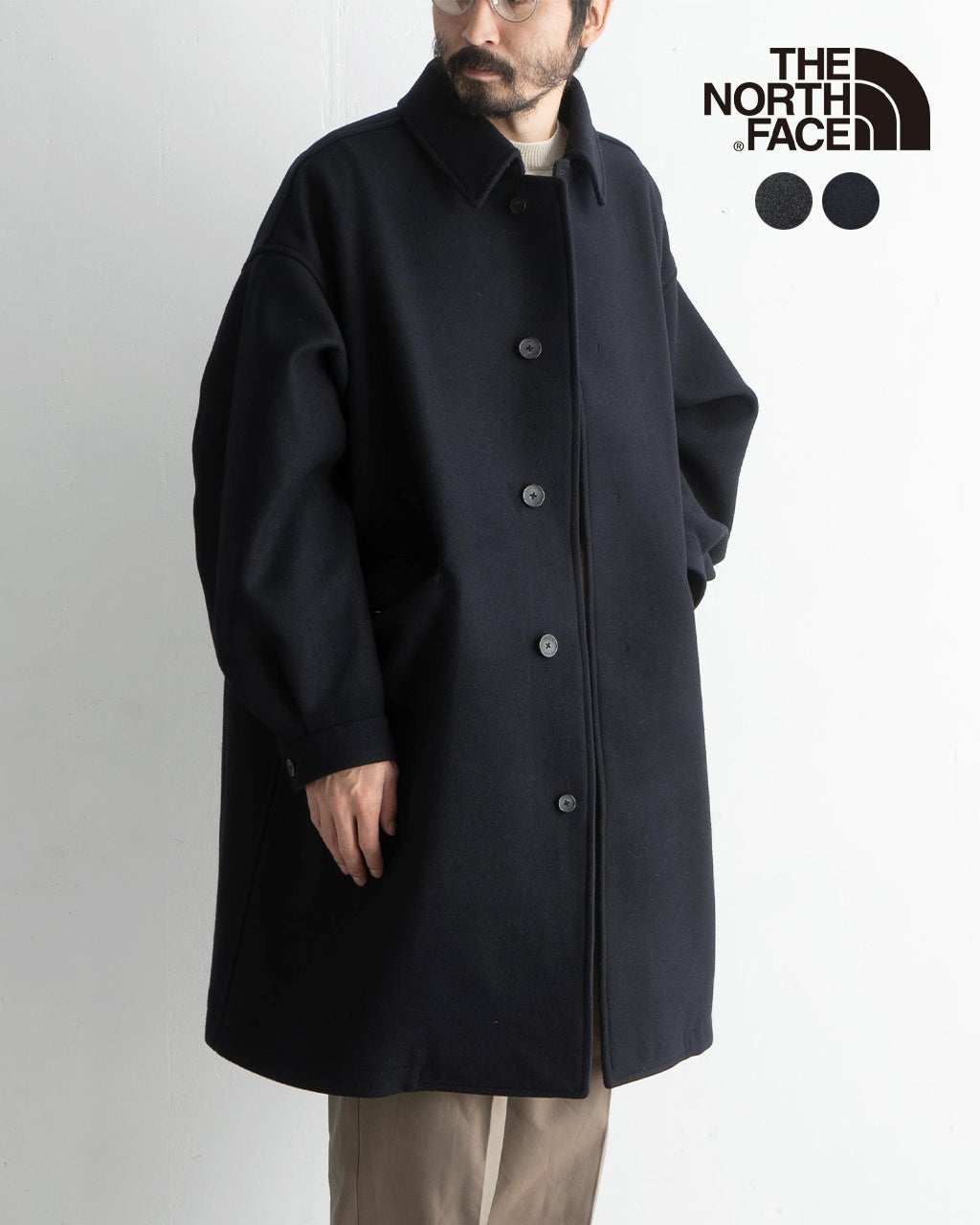 【SALE！20%OFF】THE NORTH FACE ノースフェイス オーバーコート Compilation Wool Over Coat コンピレーション メルトン ウール  NP72461【送料無料】