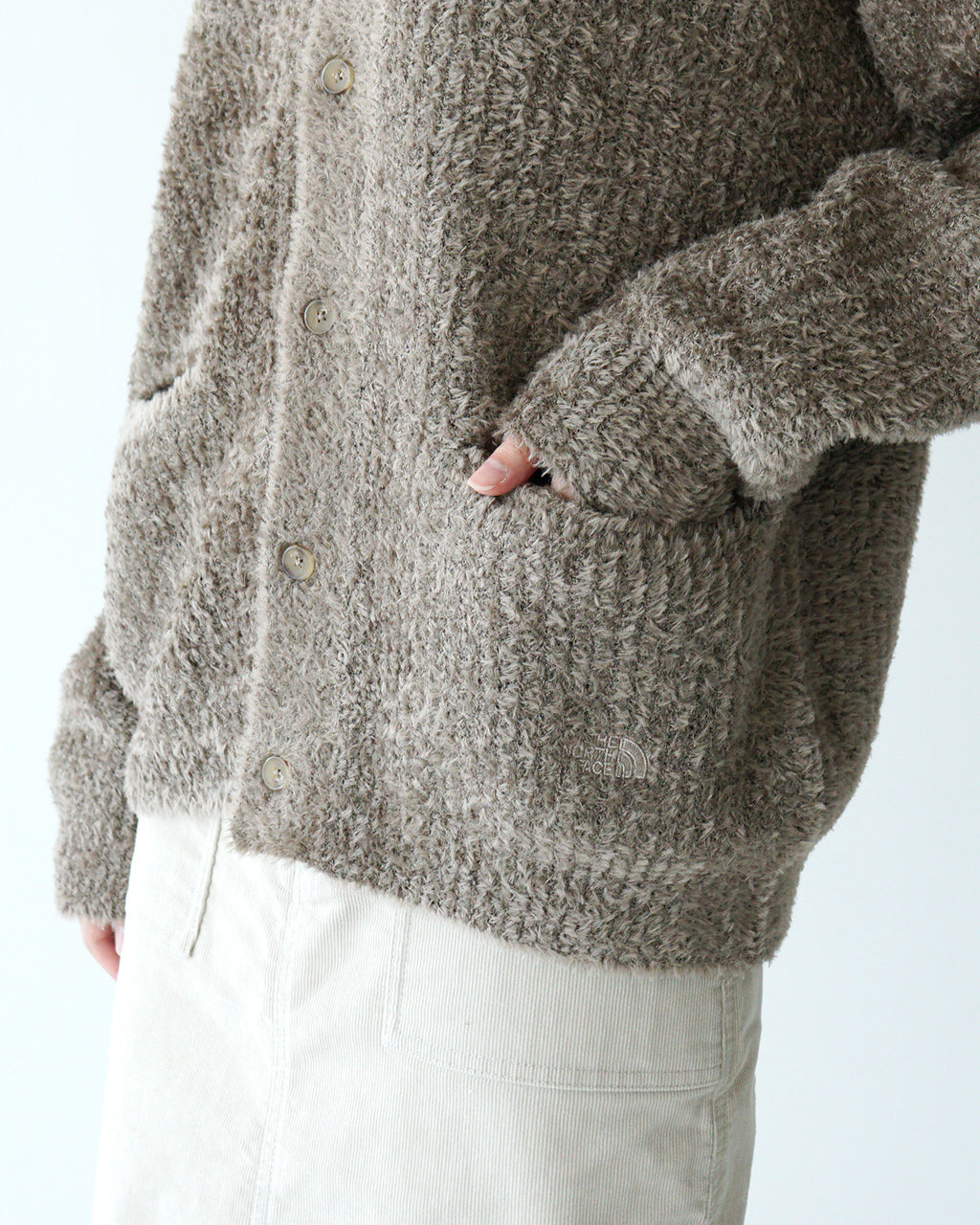 【SALE！20%OFF】THE NORTH FACE ノースフェイス ニットカーディガン Alternative Feather Cardigan フェザー NT92461【送料無料】