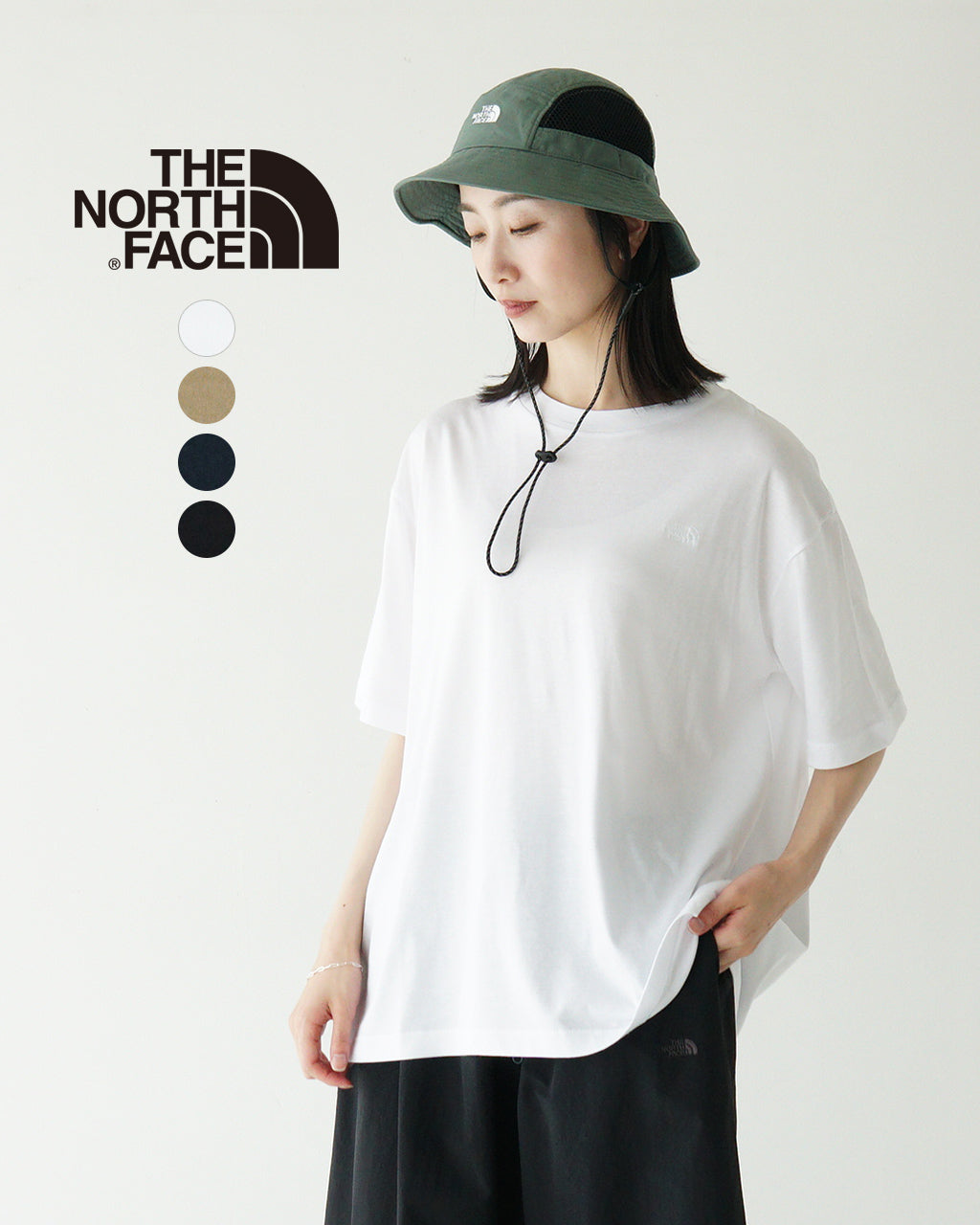 THE NORTH FACE ノースフェイス S/S Round Hem Big Tee ラウンドへム ビッグT 半袖Tシャツ NTW32542