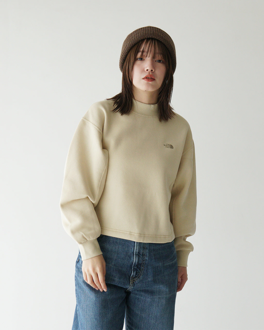 THE NORTH FACE ノースフェイス クロップド丈 スウェット Better Terry Cropped Crew クルーネック 裏起毛 トレーナー NTW62435【送料無料】