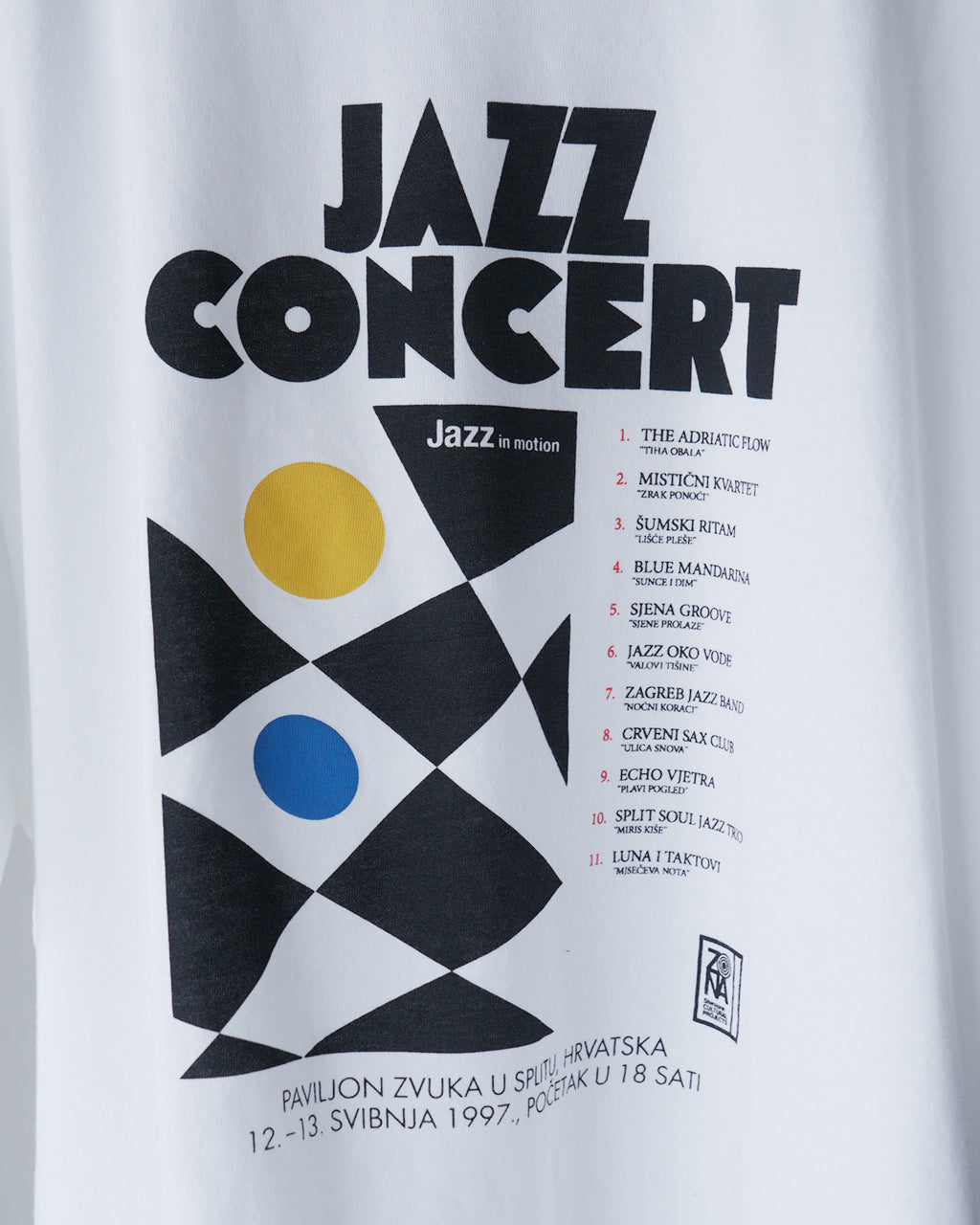 THE SHINZONE シンゾーン JAZZ CONCERT TEE ジャズコンサートTシャツ