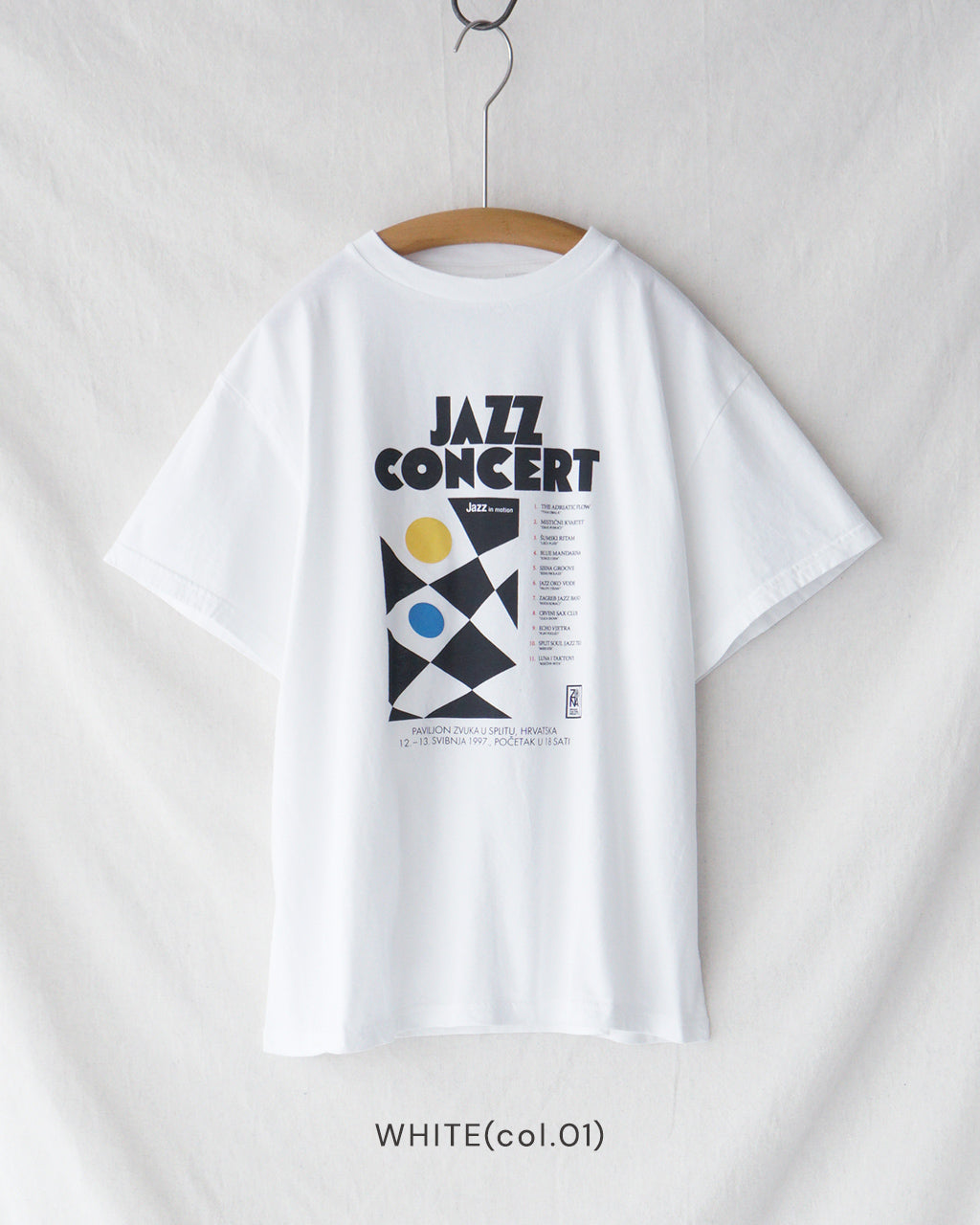 THE SHINZONE シンゾーン JAZZ CONCERT TEE ジャズコンサートTシャツ
