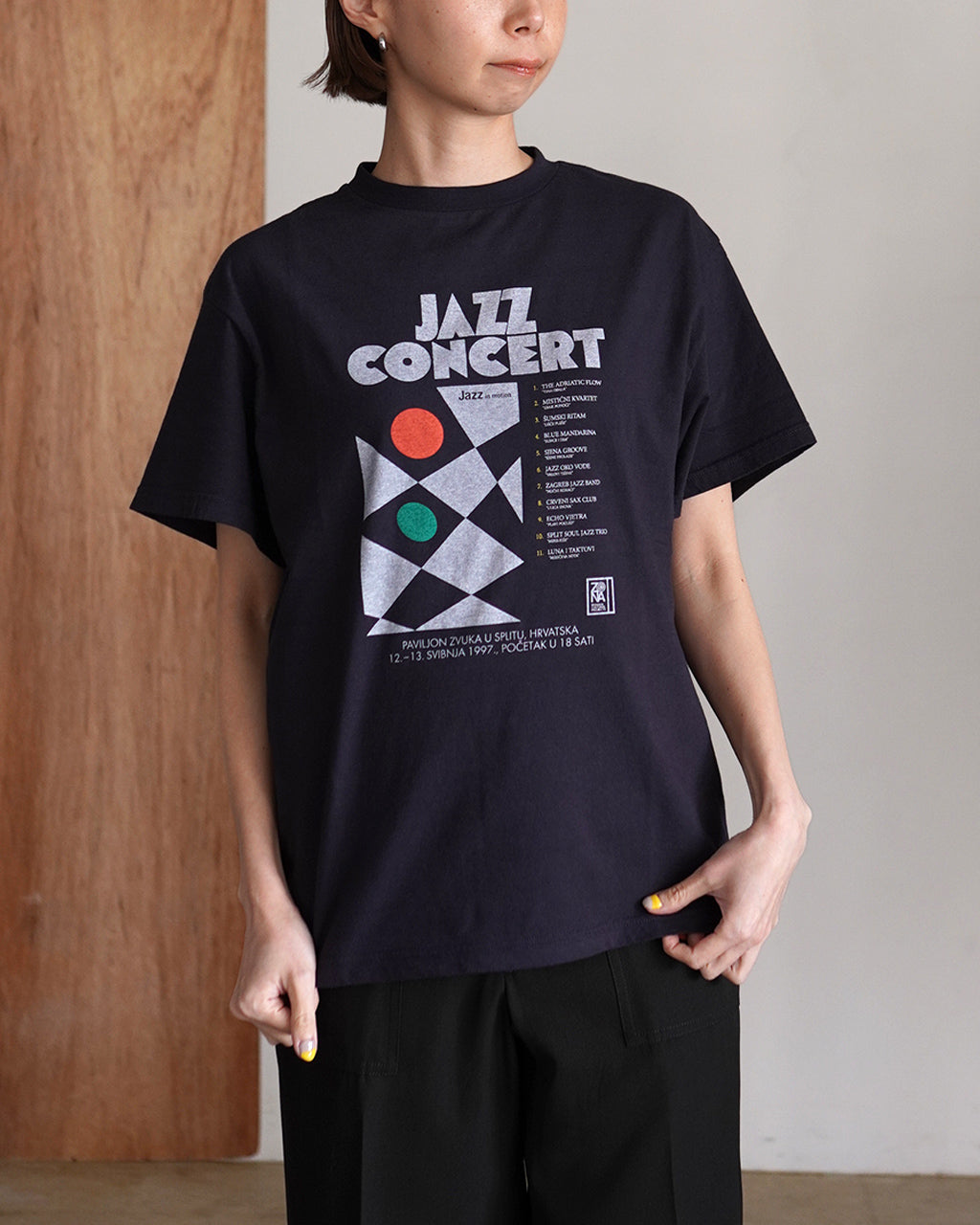 THE SHINZONE シンゾーン JAZZ CONCERT TEE ジャズコンサートTシャツ