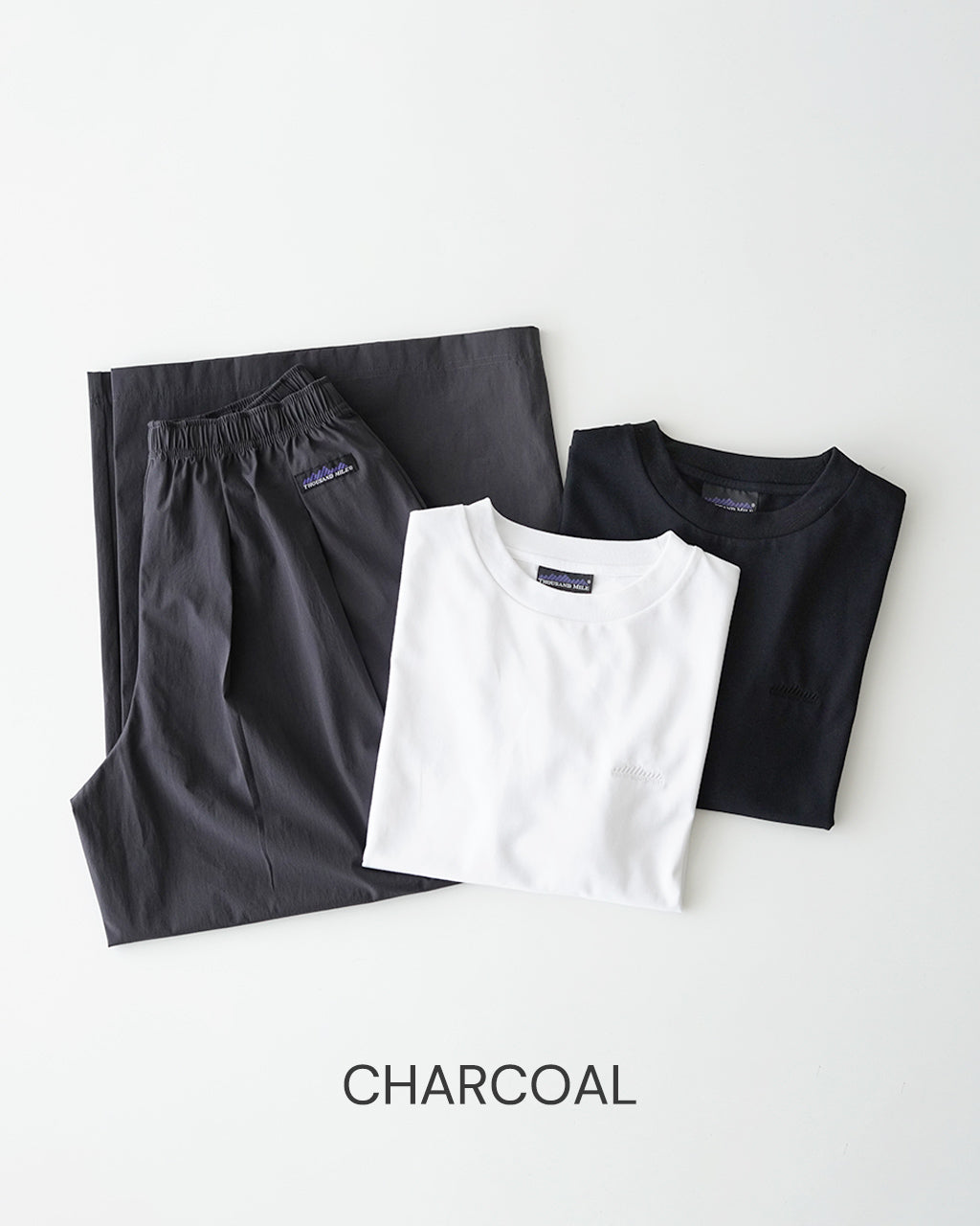 THOUSAND MILE サウザンドマイル【Crouka別注 / 3点セット】ショートスリーブ Tシャツ セット & ロング パンツ SHORT  SLEEVE T-SHIRT SET & LONG PANTS TM241AK50452【送料無料】