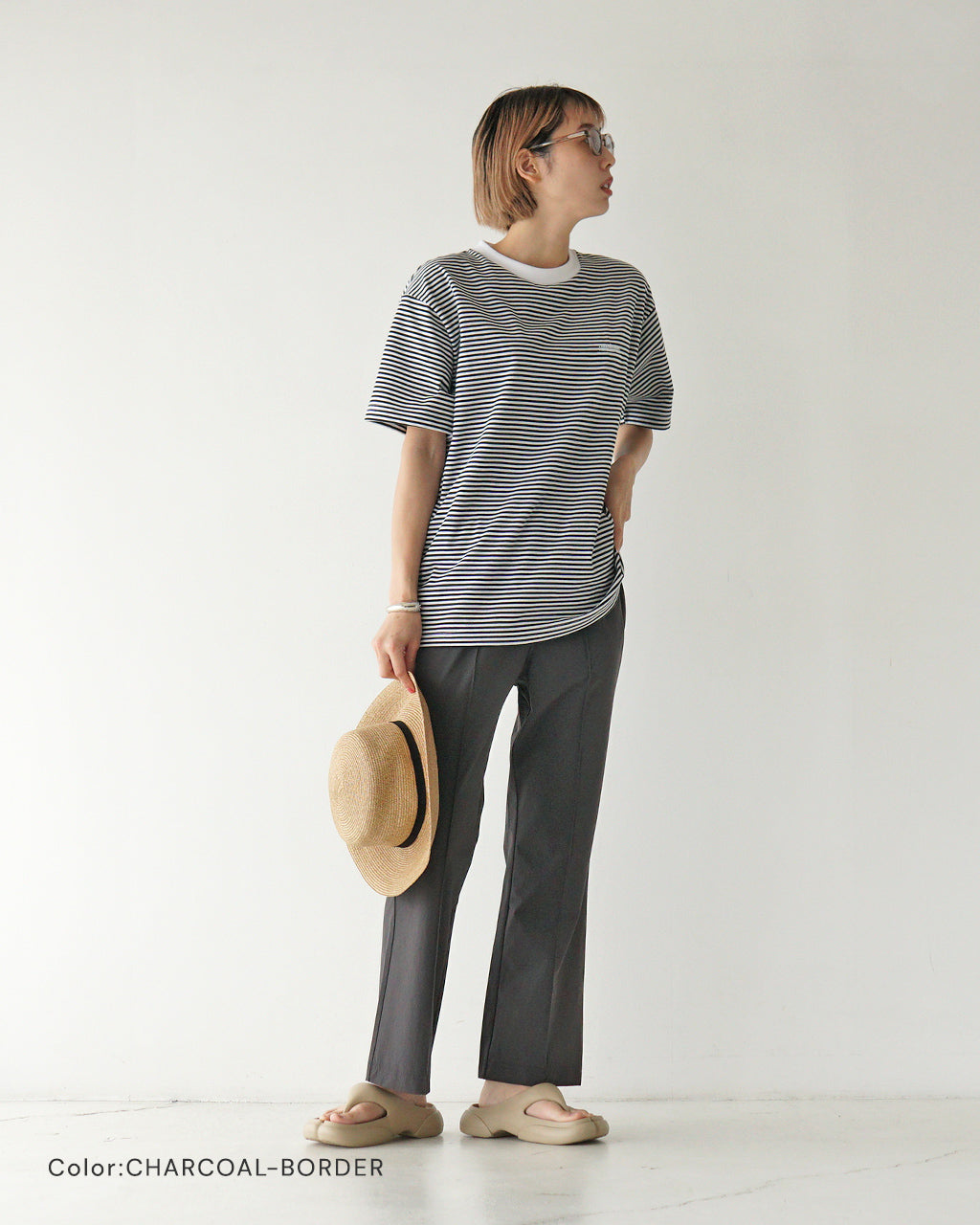 THOUSAND MILE サウザンドマイル 【3点セット】ショートスリーブ Tシャツ セット &フレア イージーパンツ SHORT SLEEVE T-SHIRT SET & FLARE EASY PANTS TM251AK51002【送料無料】