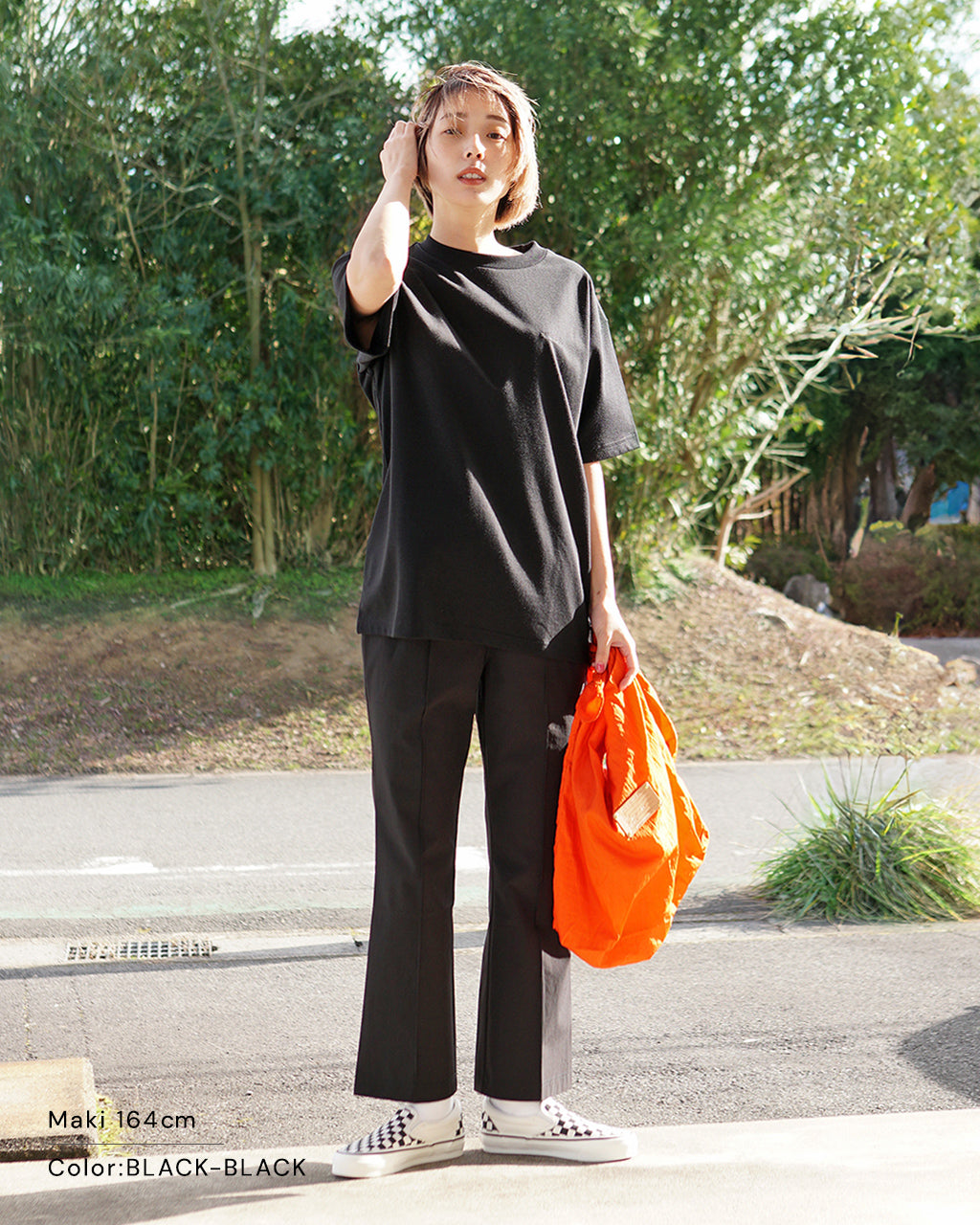 【SALE！40%OFF】THOUSAND MILE サウザンドマイル【3点セット】ショートスリーブ Tシャツ セット &フレア イージーパンツ SHORT SLEEVE T-SHIRT SET & FLARE EASY PANTS TM251AK51002
