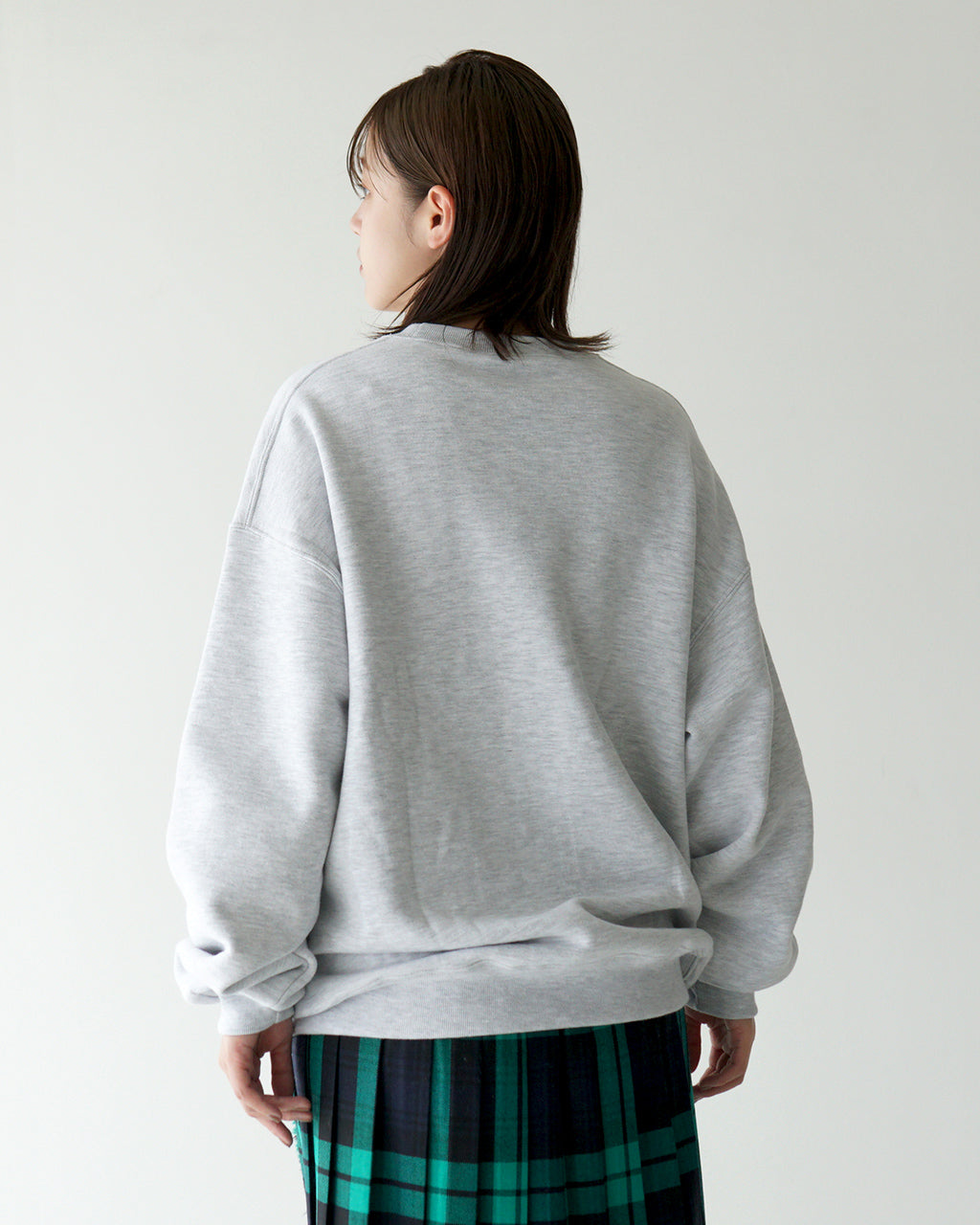 【SALE！20%OFF】THOUSAND MILE サウザンドマイル スウェット CREW NECK PULLOVER 裏起毛 ポケット付き クルーネック オーバーサイズ TM242UK00470