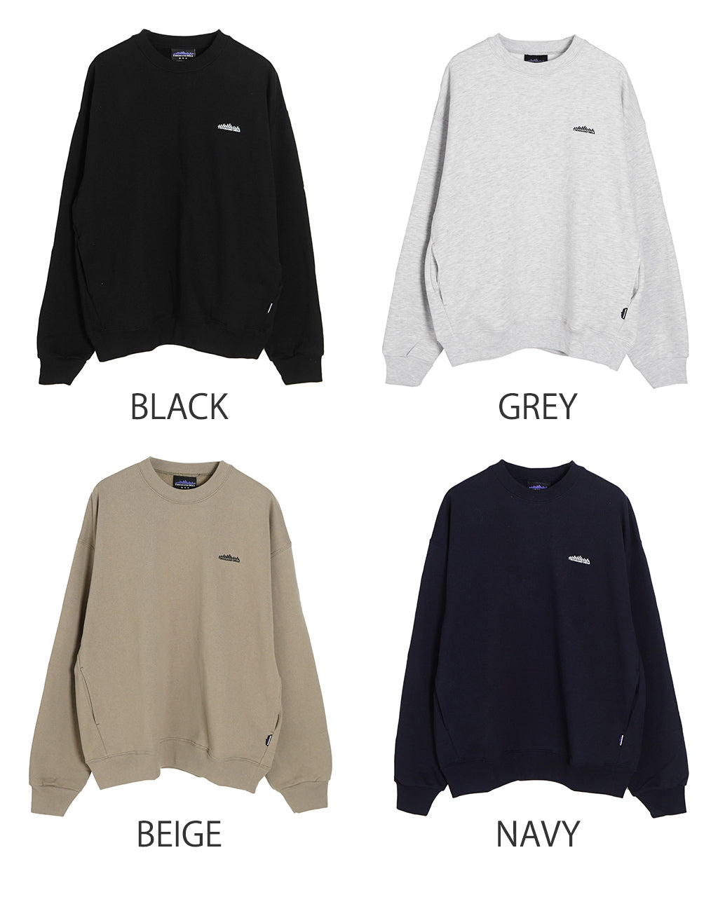 THOUSAND MILE サウザンドマイル スウェット CREW NECK PULLOVER 裏起毛 ポケット付き クルーネック オーバーサイズ TM242UK00470