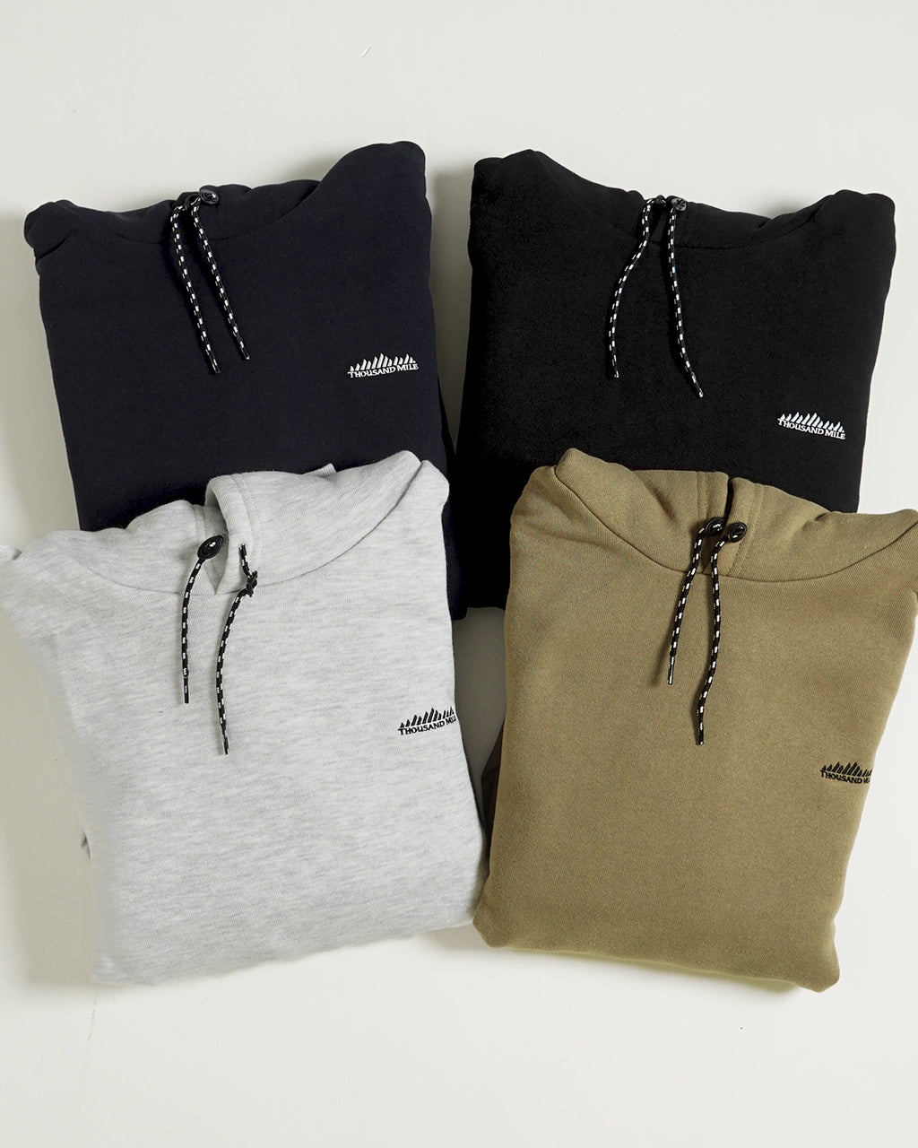 【SALE！30%OFF】THOUSAND MILE サウザンドマイル プルオーバー フーディー PULLOVER HOODIE 裏起毛 スウェット パーカー オーバーサイズ TM242UK00480