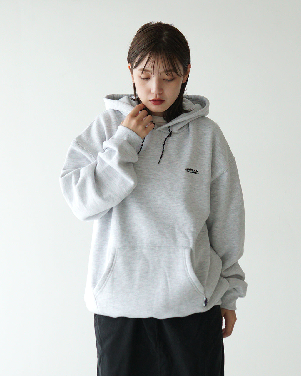 【SALE！30%OFF】THOUSAND MILE サウザンドマイル プルオーバー フーディー PULLOVER HOODIE 裏起毛 スウェット パーカー オーバーサイズ TM242UK00480