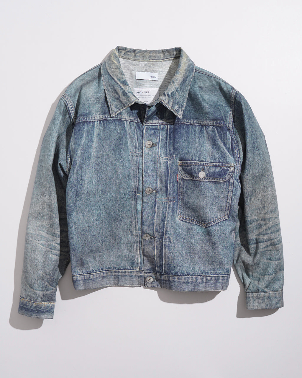 TOLQ トルク トロンプルイユ デニムジャケット ジージャン Trompe l'oeil Denim Jacket 騙し絵 25-1102【送料無料】