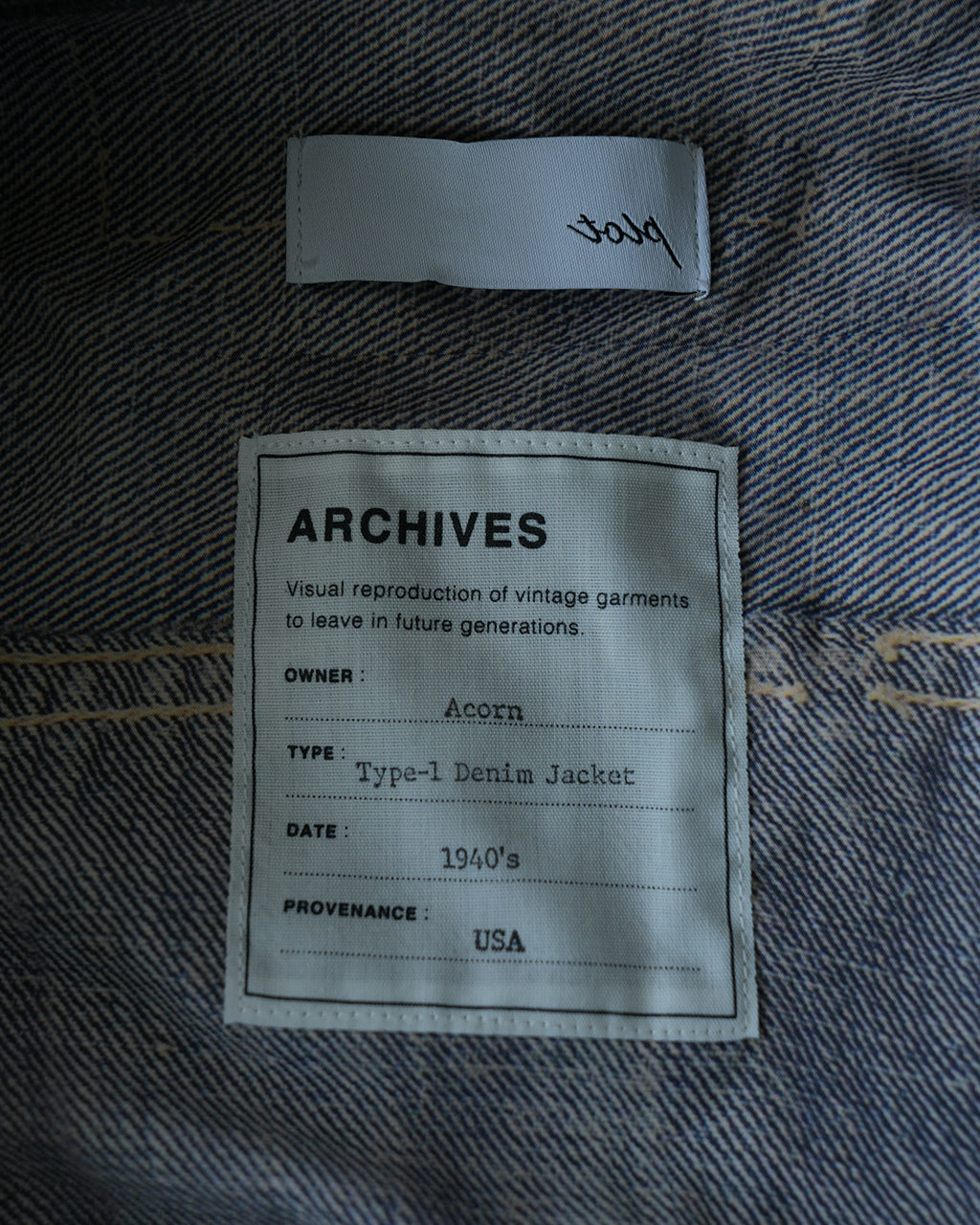 Trompe l'oeil Denim Jacket 25-2104