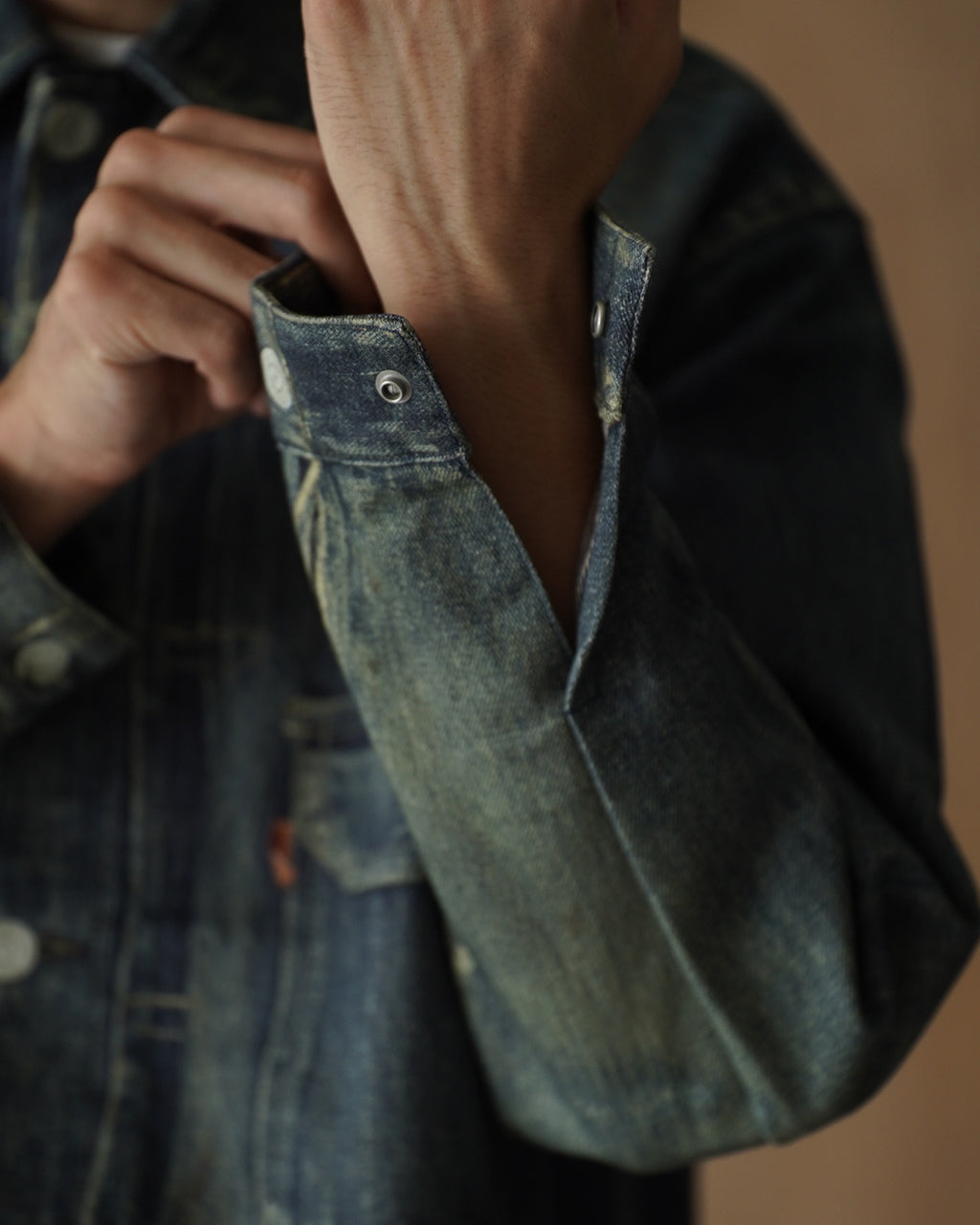 Trompe l'oeil Denim Jacket 25-2104