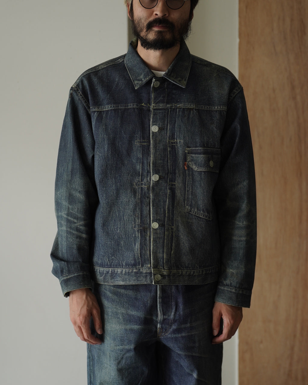 Trompe l'oeil Denim Jacket 25-2104