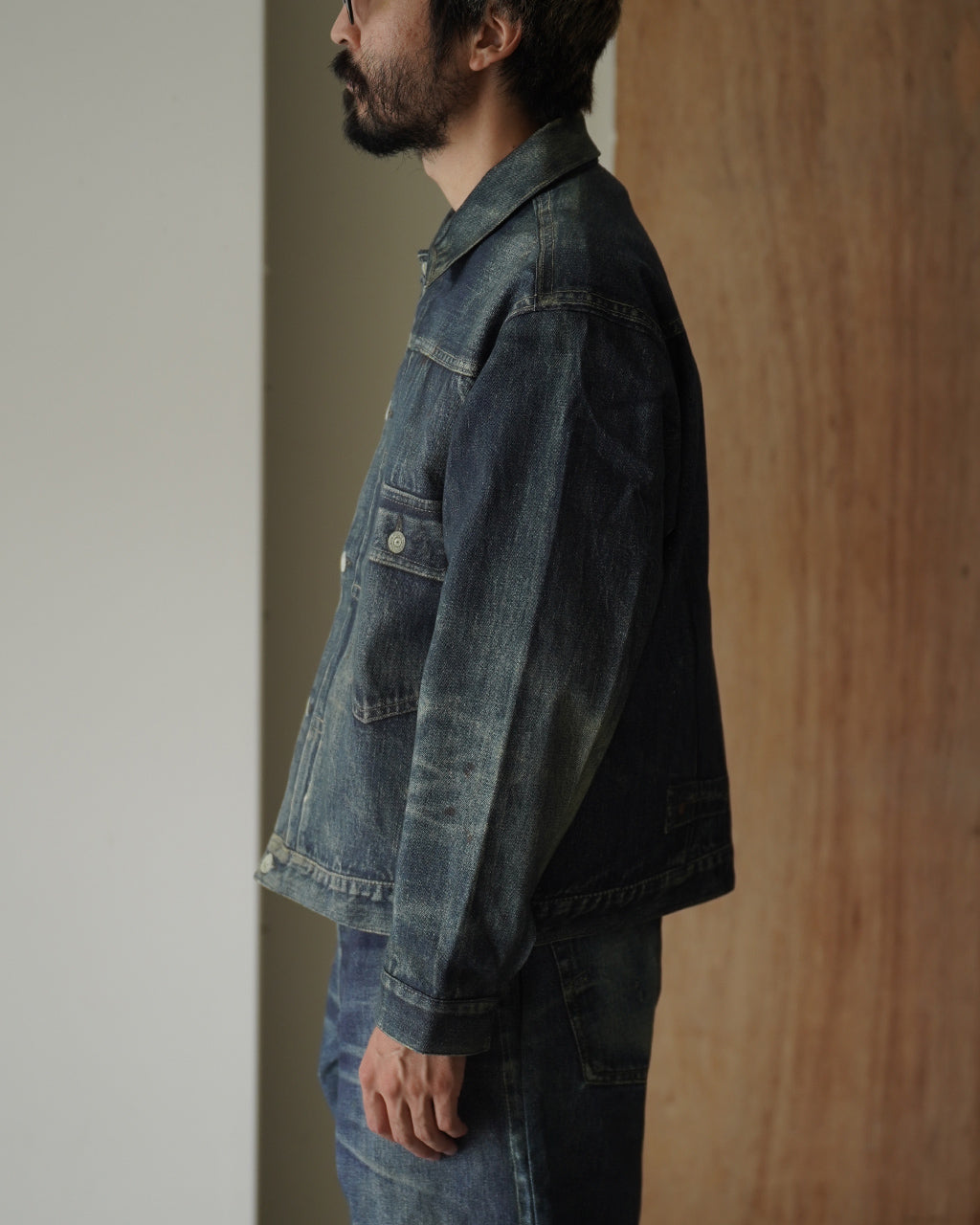 Trompe l'oeil Denim Jacket 25-2104