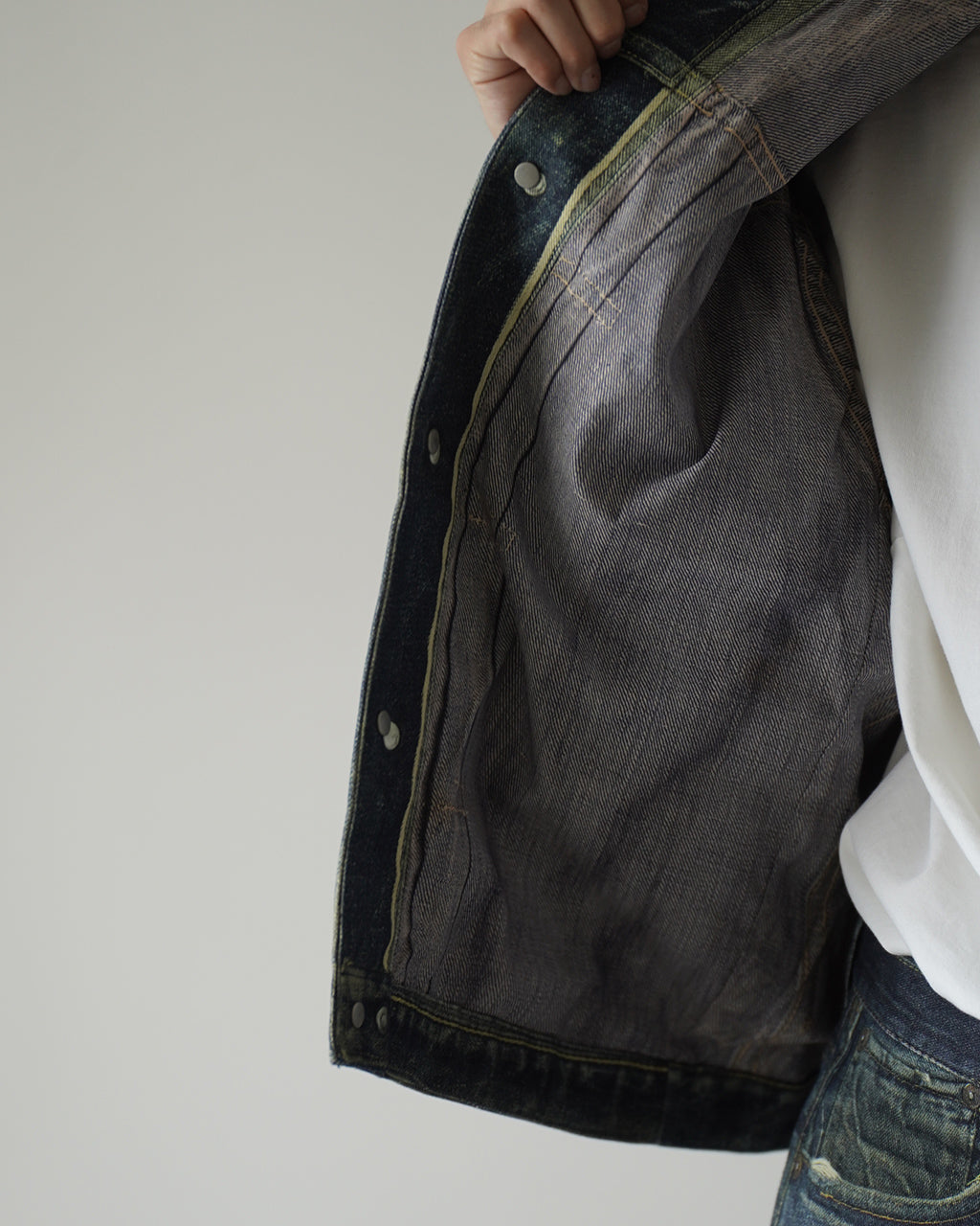 Trompe l'oeil Denim Jacket 25-2104