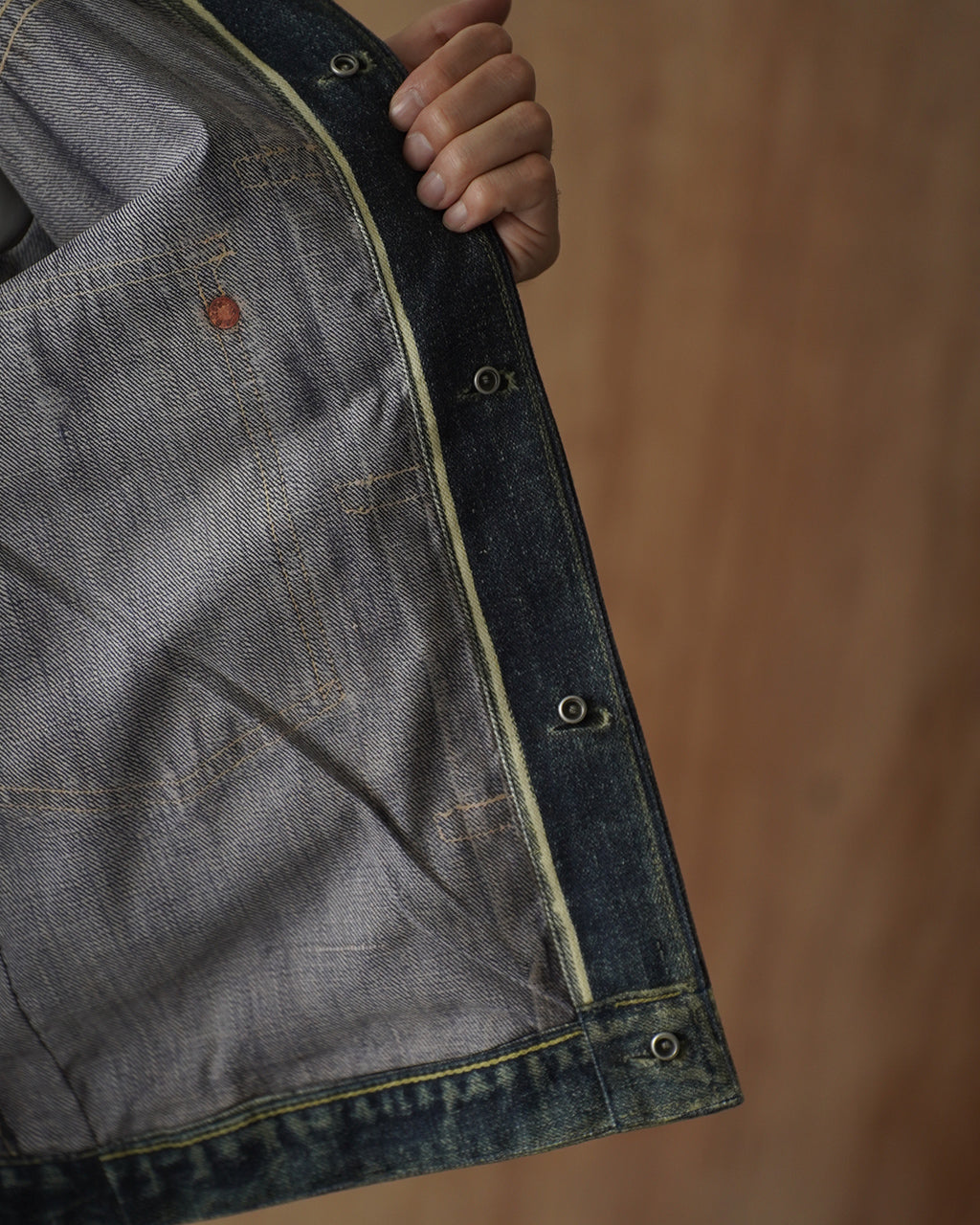 Trompe l'oeil Denim Jacket 25-2104