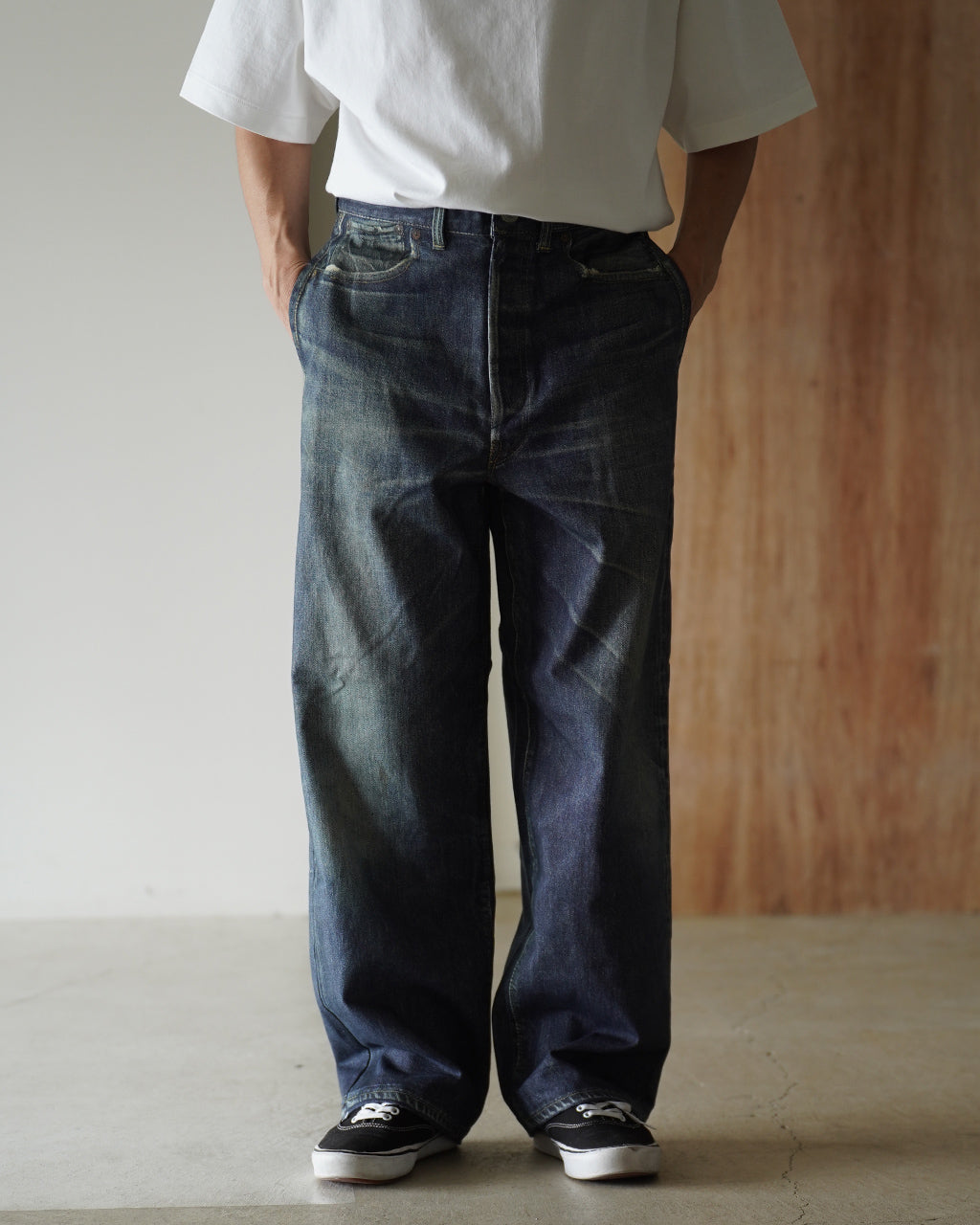 Trompe l'oeil Denim Pants 25-2302