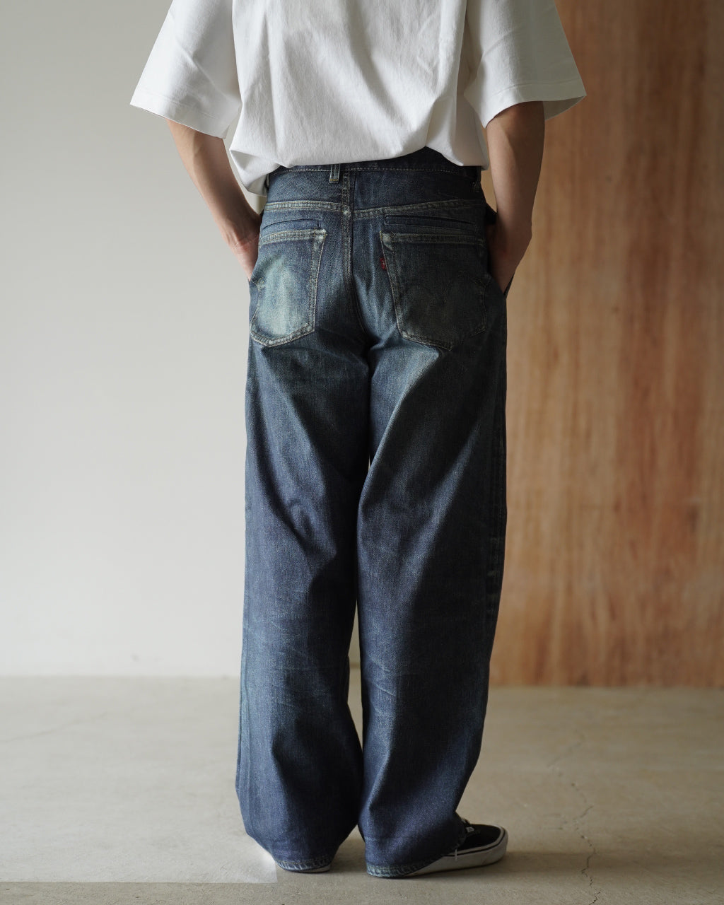 Trompe l'oeil Denim Pants 25-2302