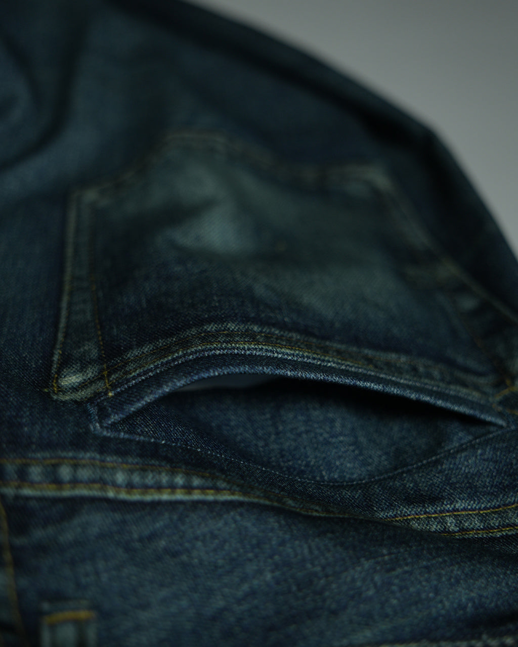 Trompe l'oeil Denim Pants 25-2302