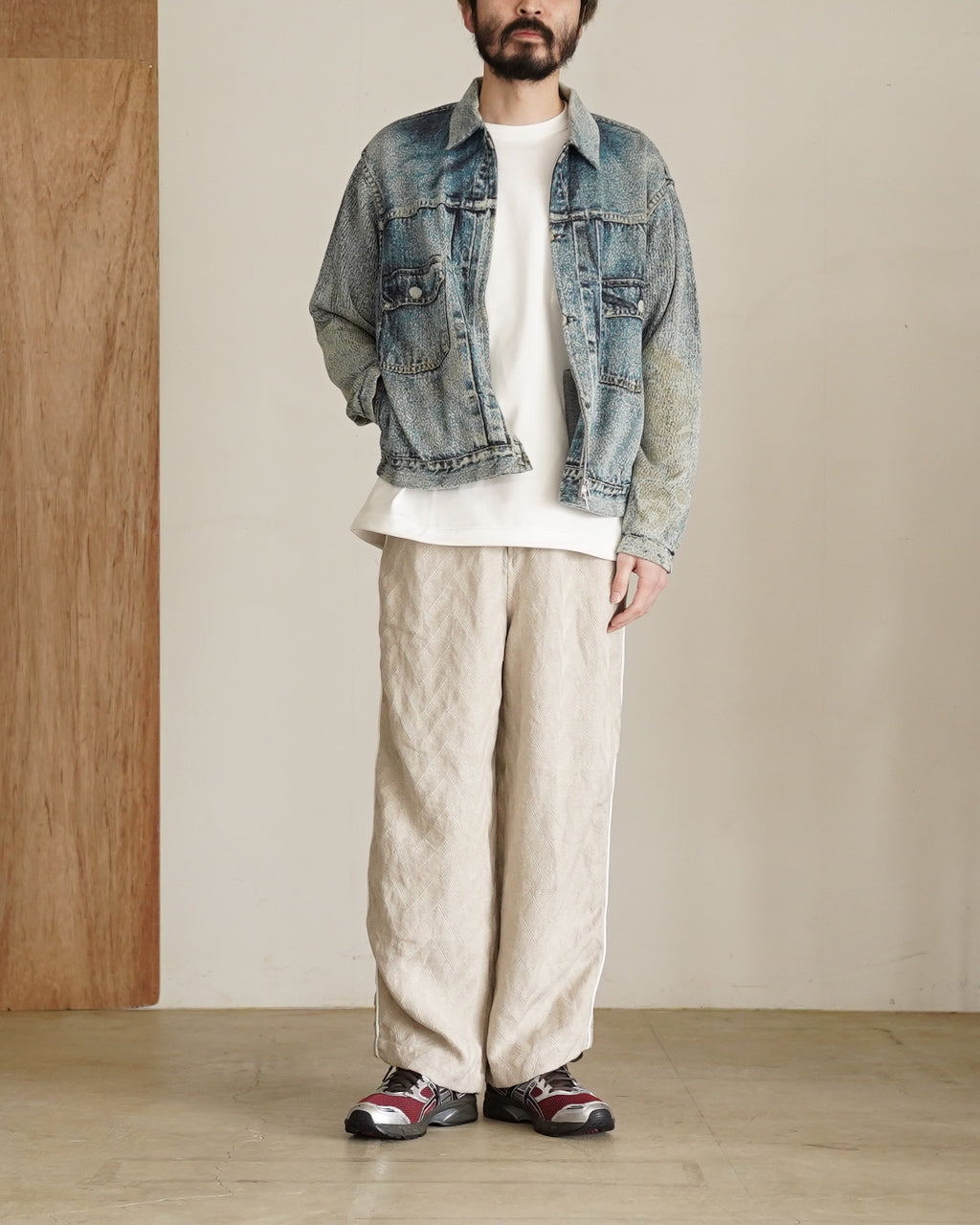 TOLQ トルク ニット デニムジャケット メンズ Knit Denim Jacket 26